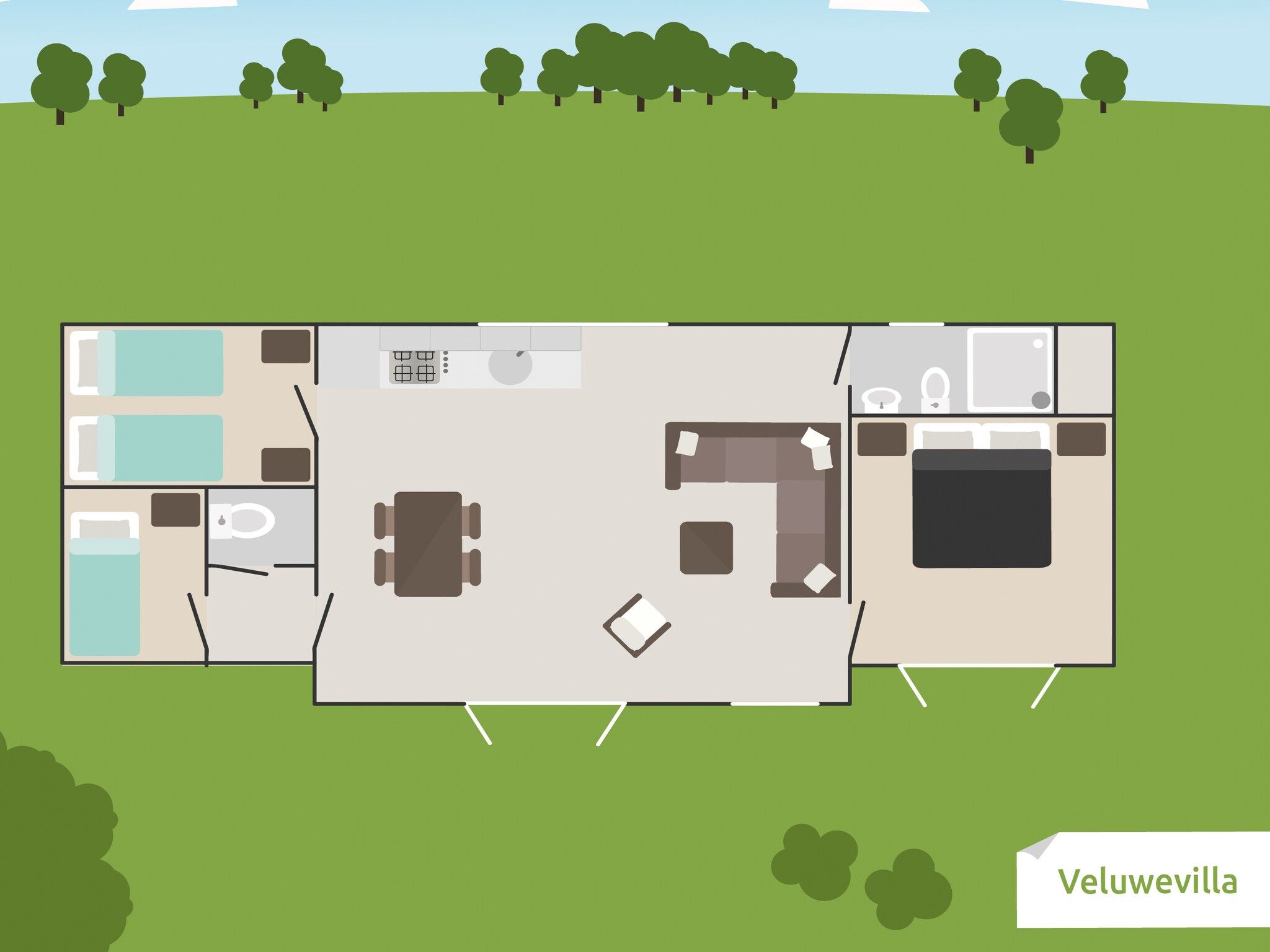 Voorzieningen bij Recreatiepark de Boshoek 21 in Voorthuizen