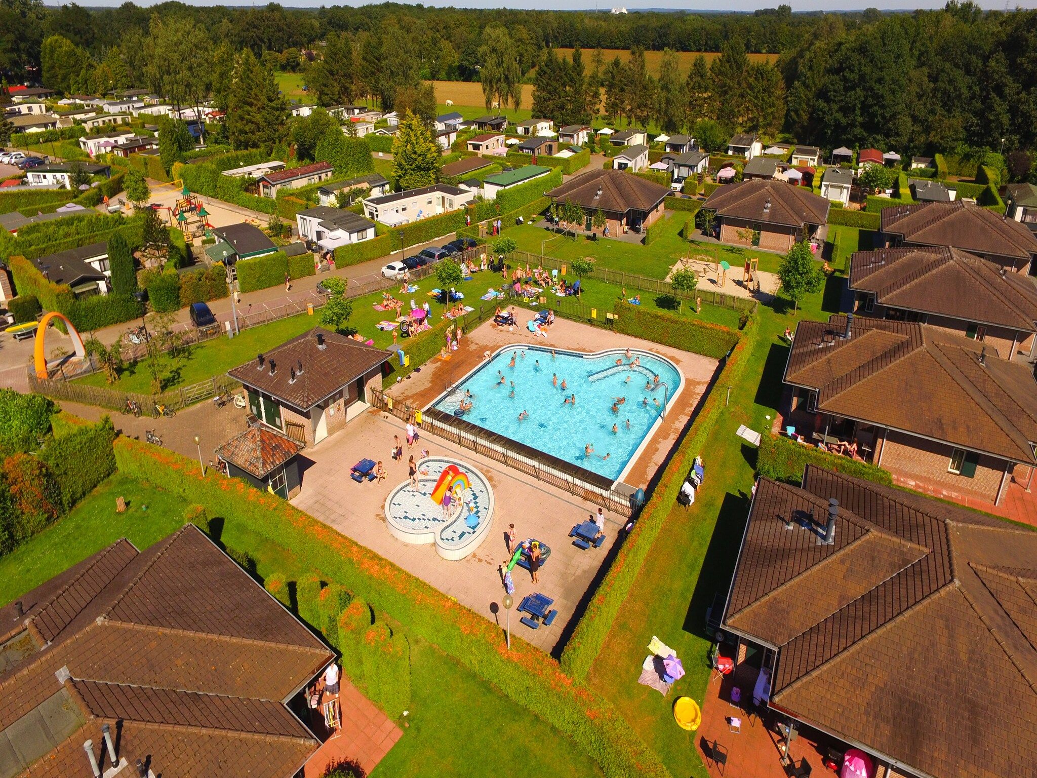 Parkfaciliteiten bij Recreatiepark de Boshoek 22 in Voorthuizen