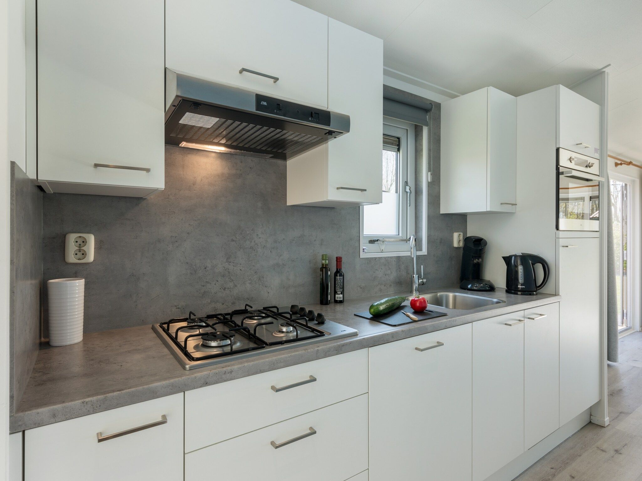 De keuken van Kustpark Texel 5 in De Koog