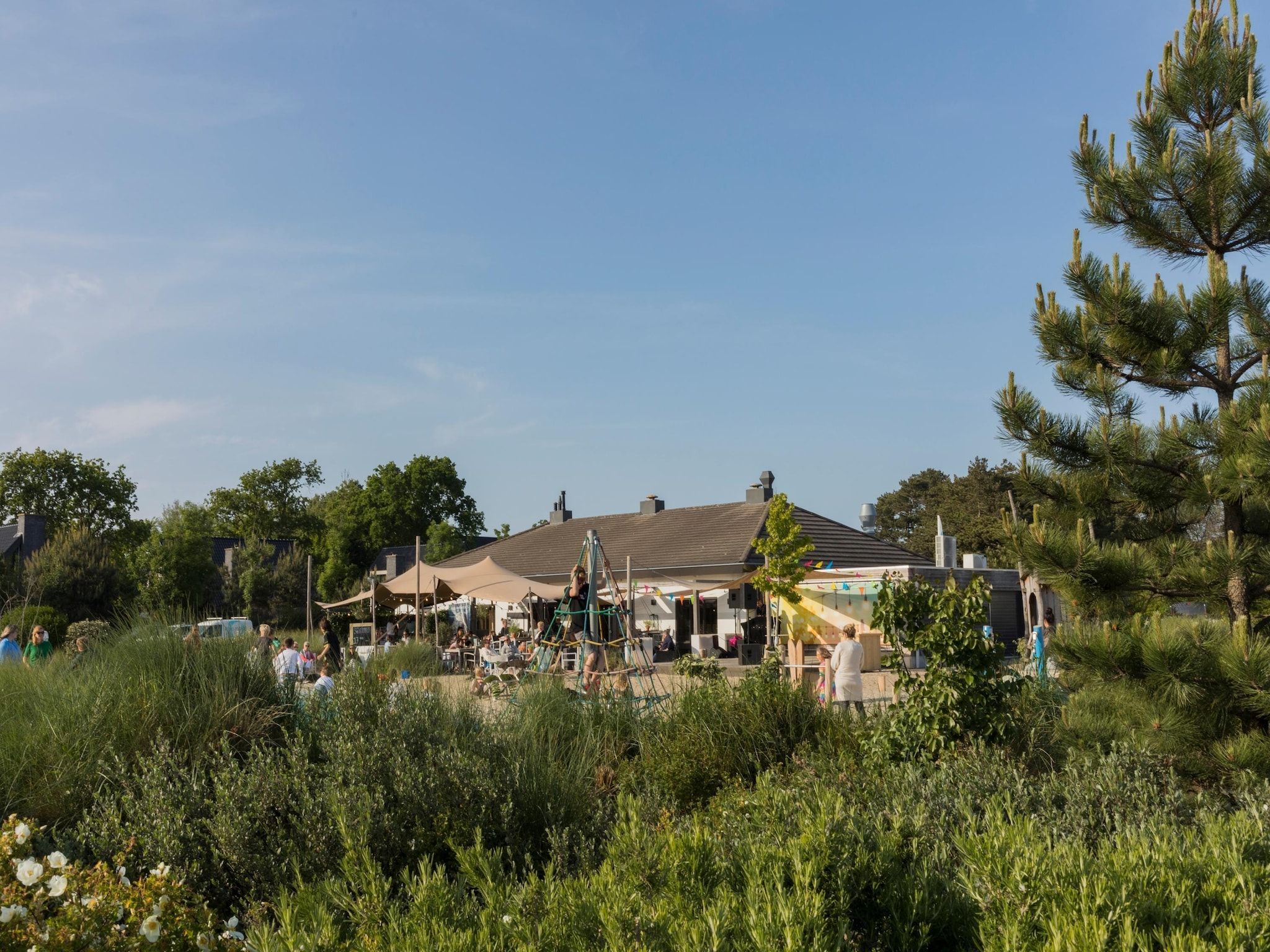 Het uitzicht vanaf Strandpark Duynhille 1 in Ouddorp