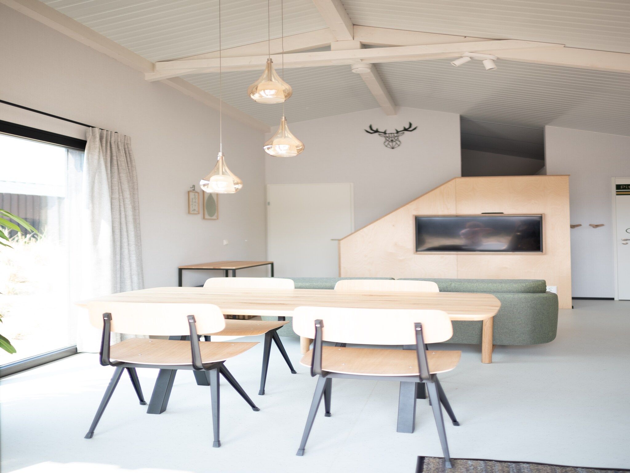 De woonkamer van Sea Lodges Zandvoort 3 in Zandvoort