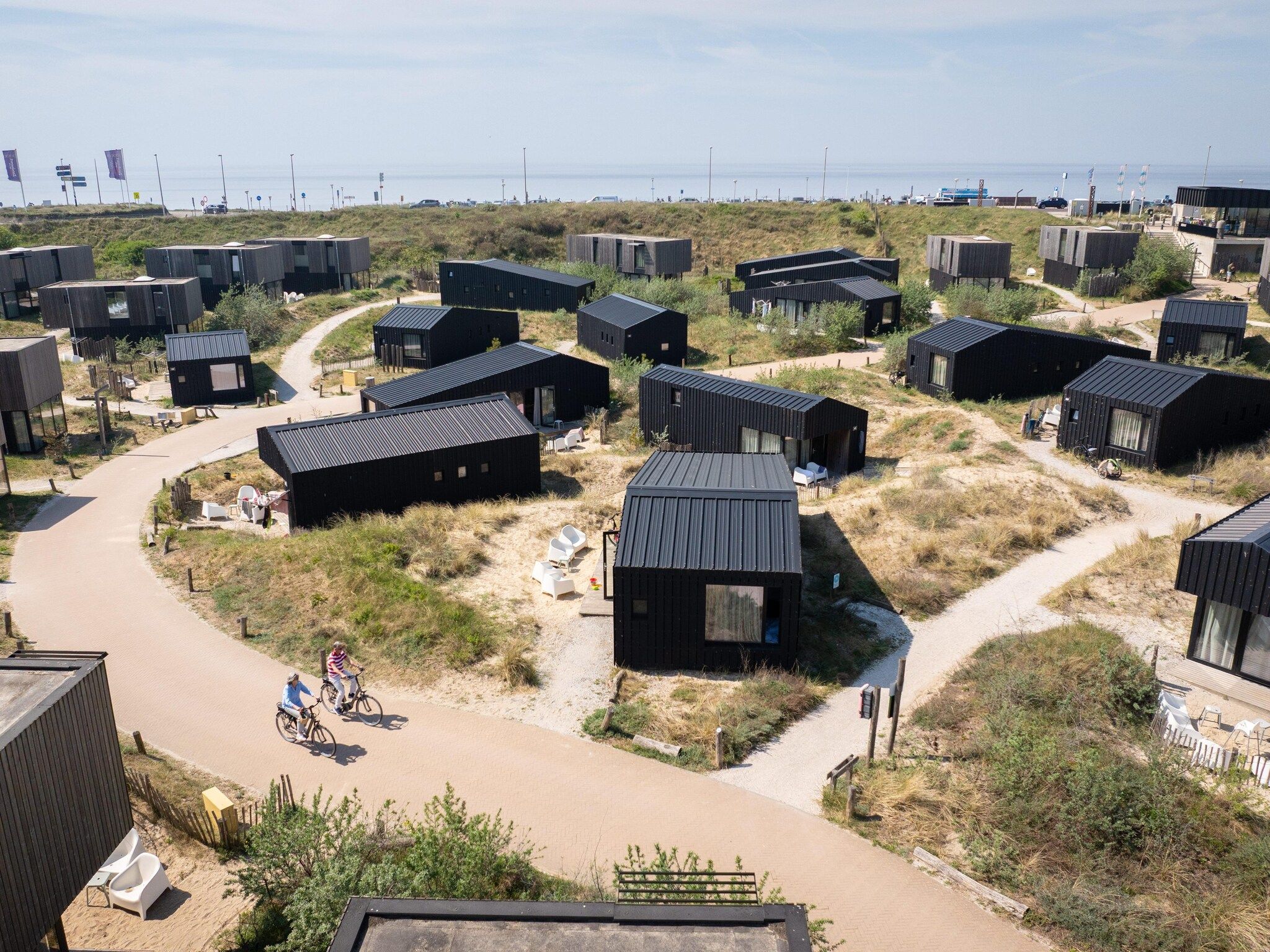 Parkfaciliteiten bij Sea Lodges Zandvoort 3 in Zandvoort