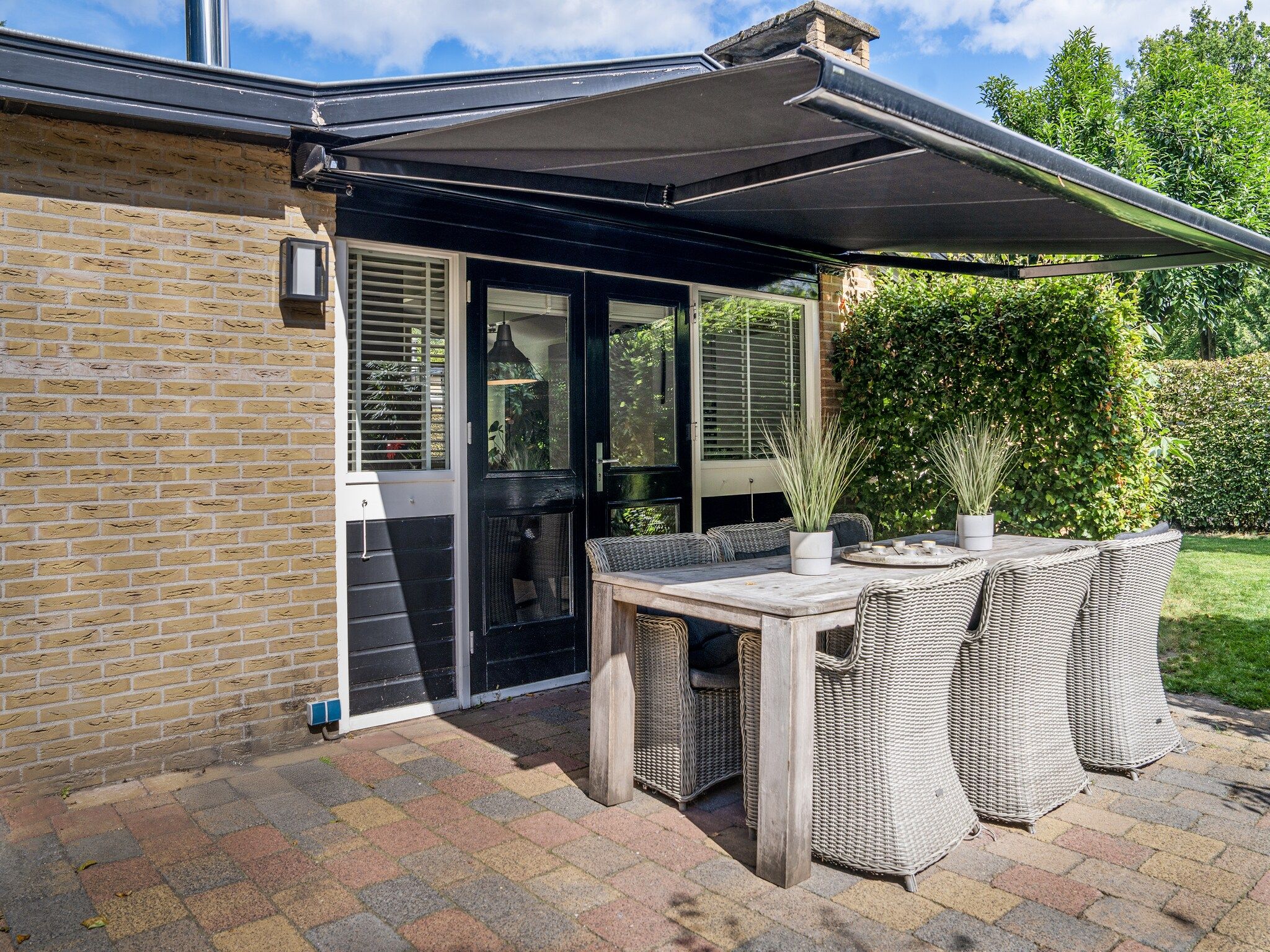 Het terras van 't Voortsche Boshuys in Voorthuizen