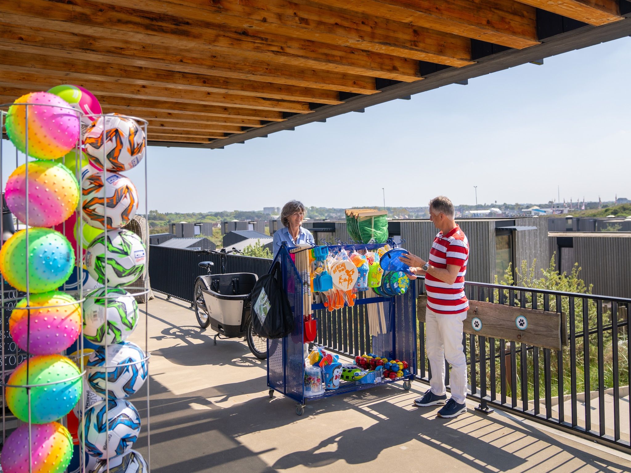 Parkfaciliteiten bij Sea Lodges Zandvoort 3 in Zandvoort