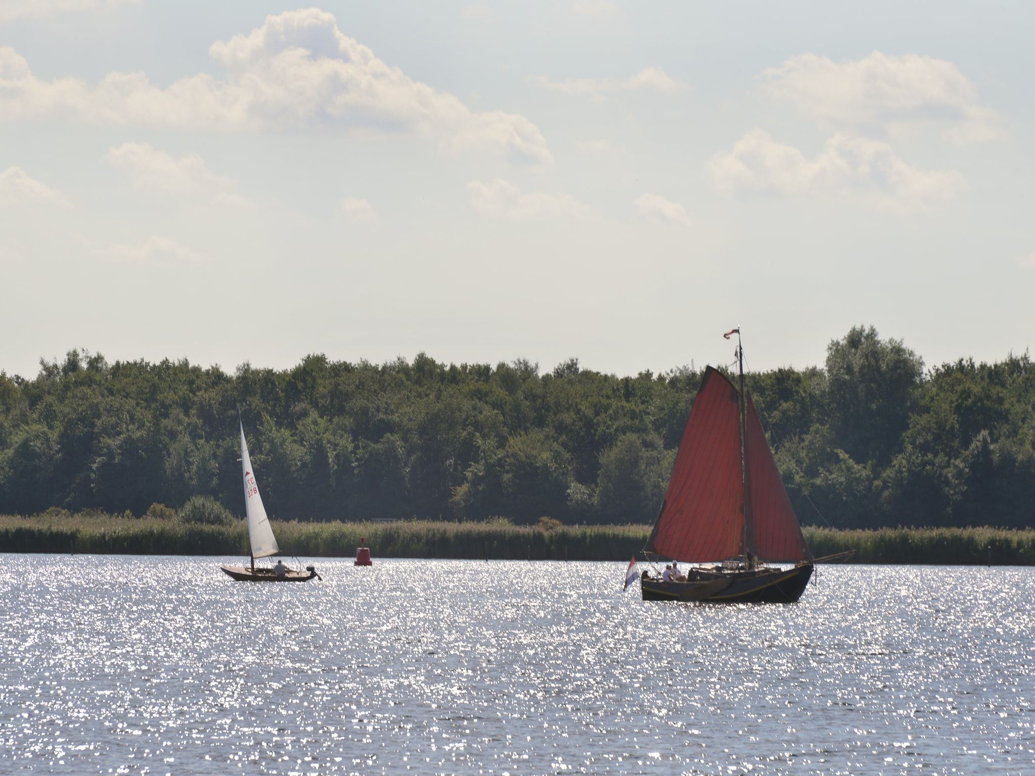 Het uitzicht vanaf Havenweg 12 in Kamperland