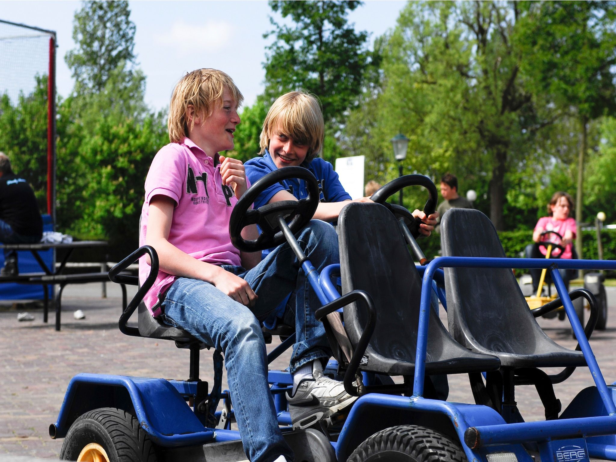 Parkfaciliteiten bij Water Village 1 in Kamperland