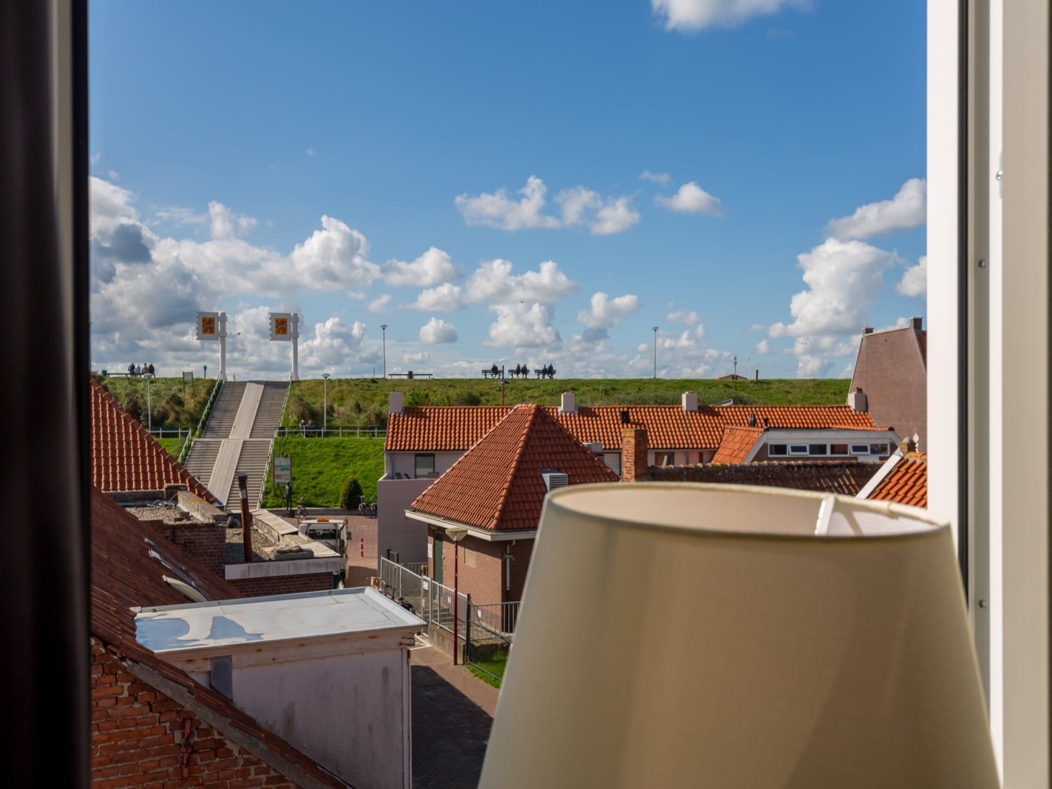 Het uitzicht vanaf Aparthotel Zoutelande - 5 pers luxe appartement in Zoutelande