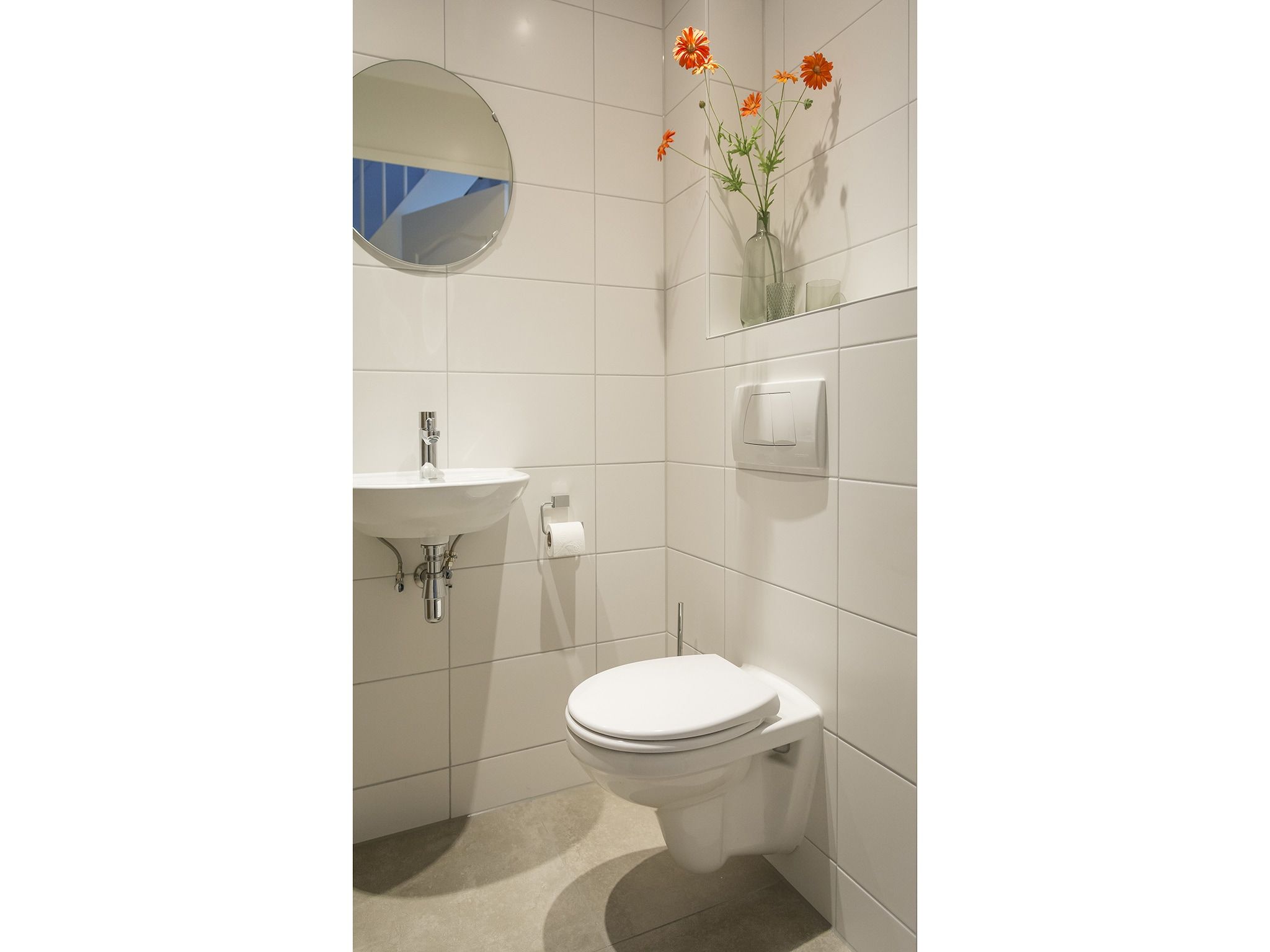 De badkamer van Bouwlust G21 in De Cocksdorp - Texel