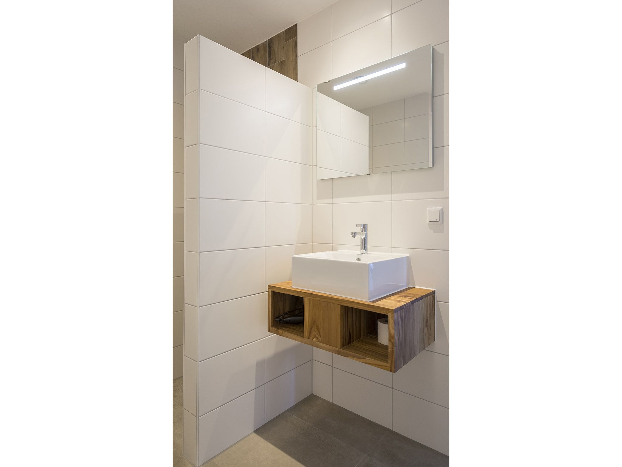 De badkamer van Bouwlust G21 in De Cocksdorp - Texel