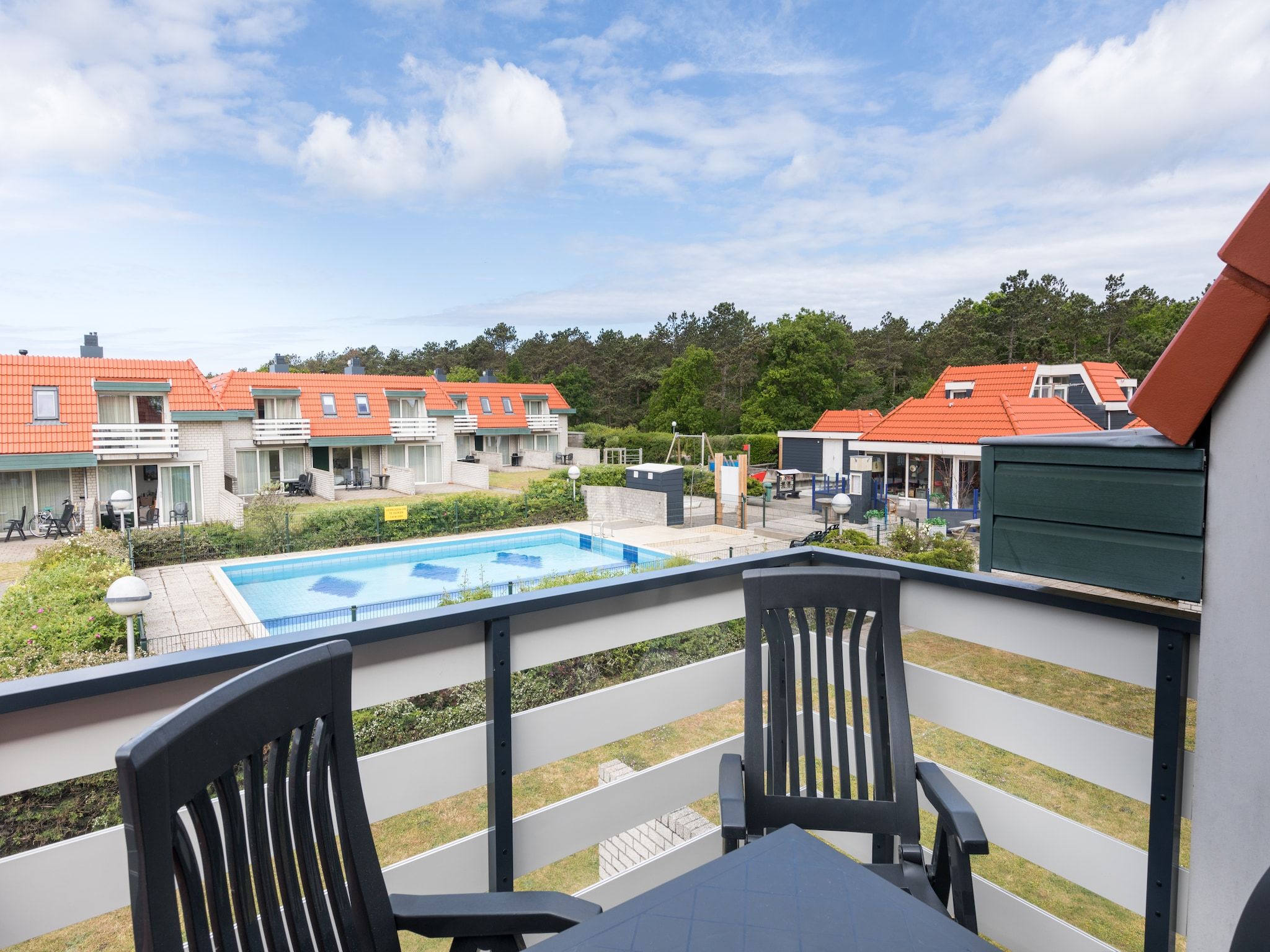 Het terras van Bosch en Zee 1 in De Koog Texel