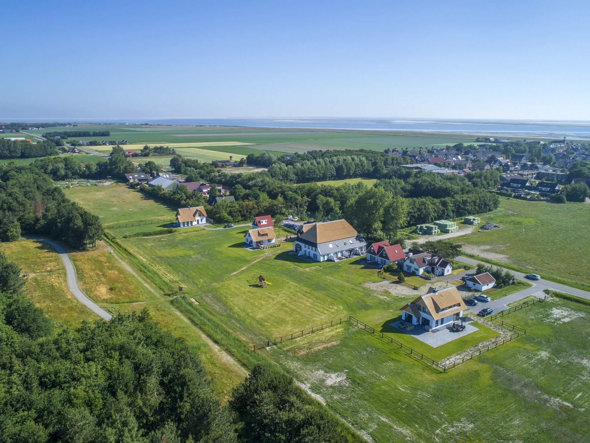 Het uitzicht vanaf Bouwlust E11 in De Cocksdorp Texel