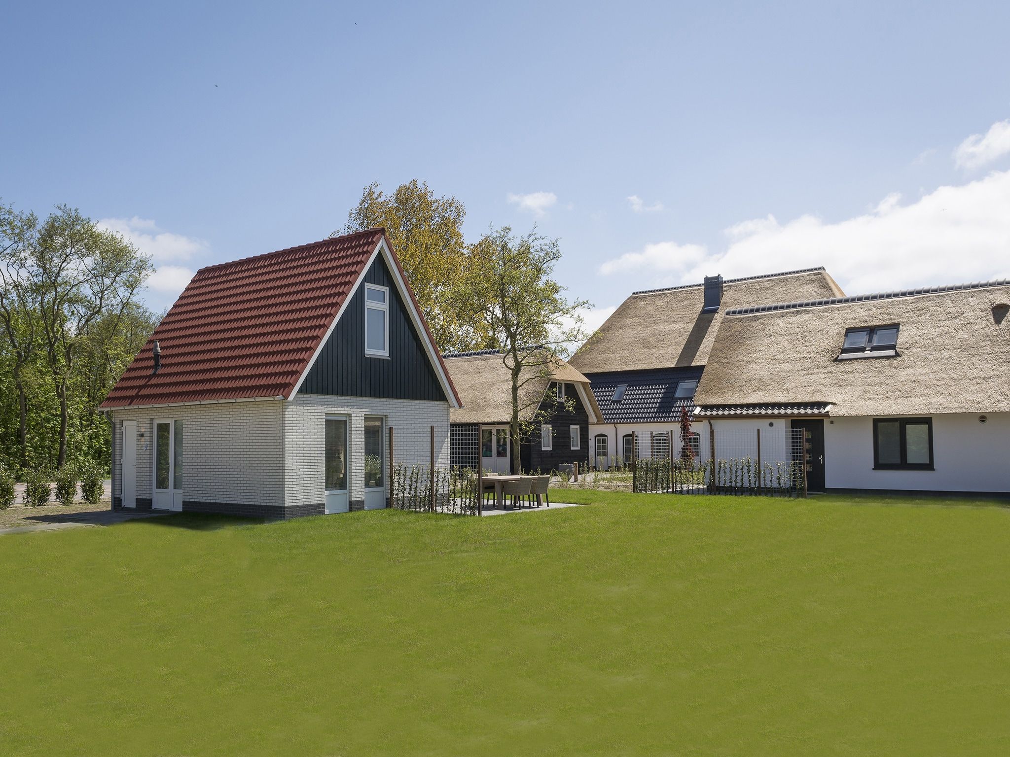 De buitenkant van Bouwlust E23 in De Cocksdorp Texel