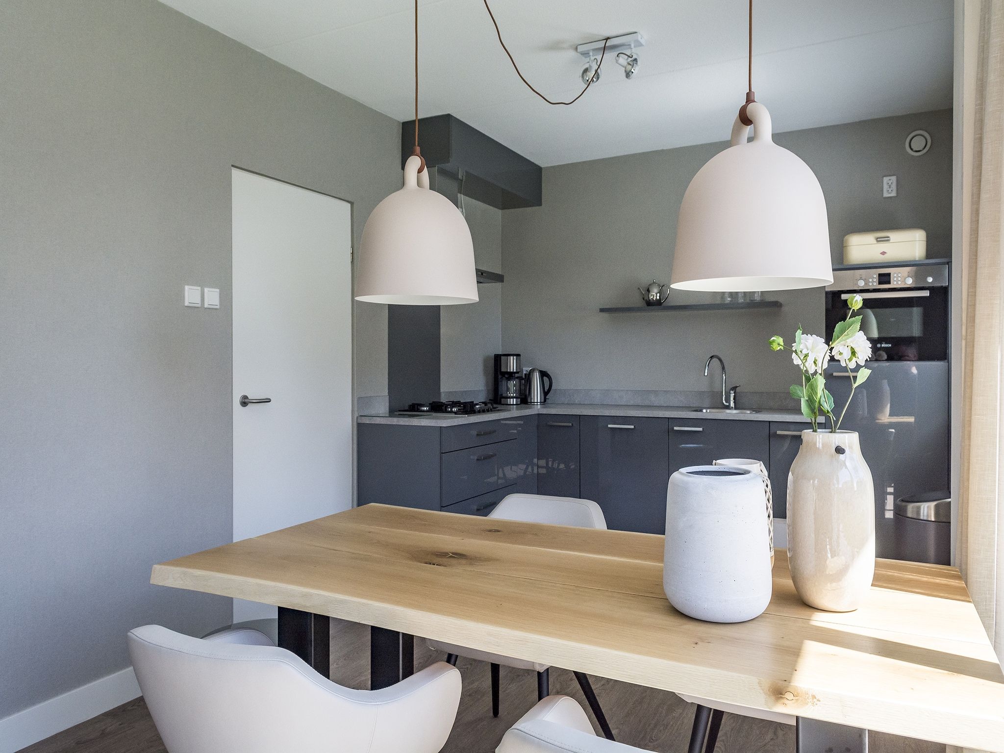 De keuken van Bouwlust E23 in De Cocksdorp Texel
