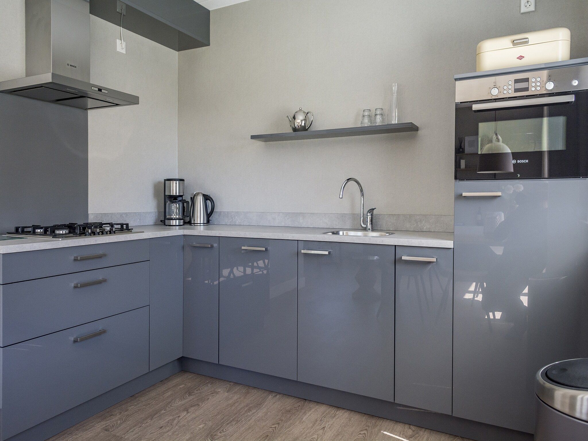 De keuken van Bouwlust E23 in De Cocksdorp Texel