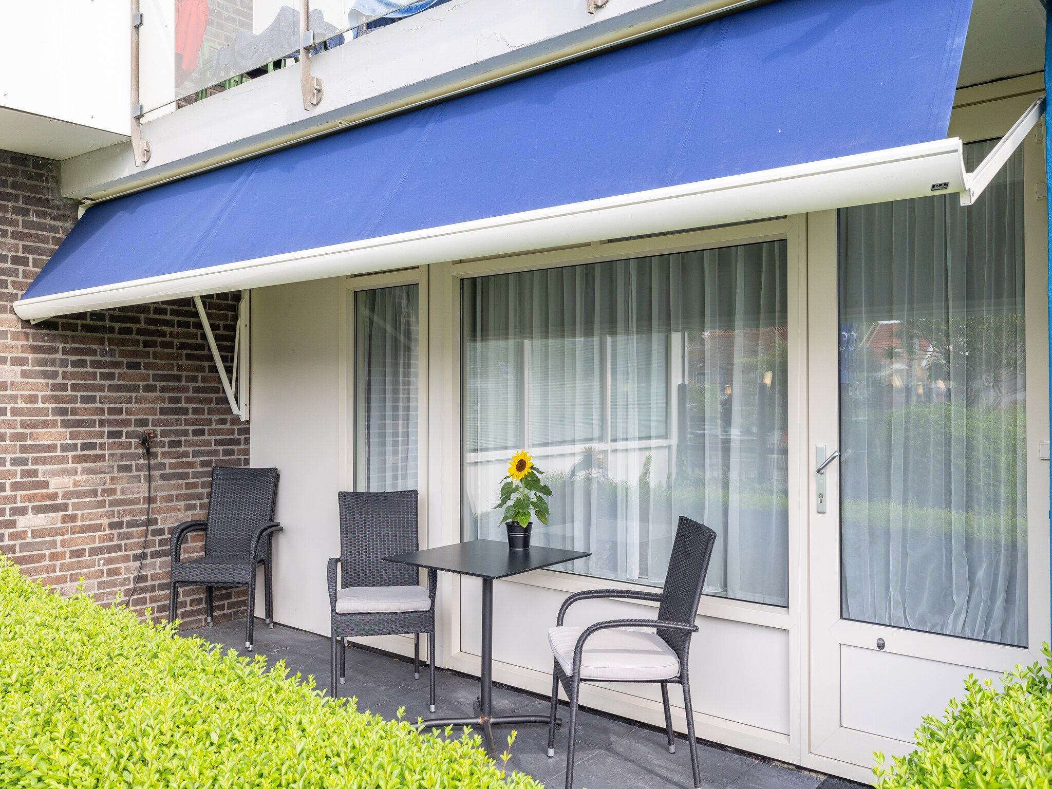 De buitenkant van Kurhaus- appartement 5 Zoutelande in Zoutelande