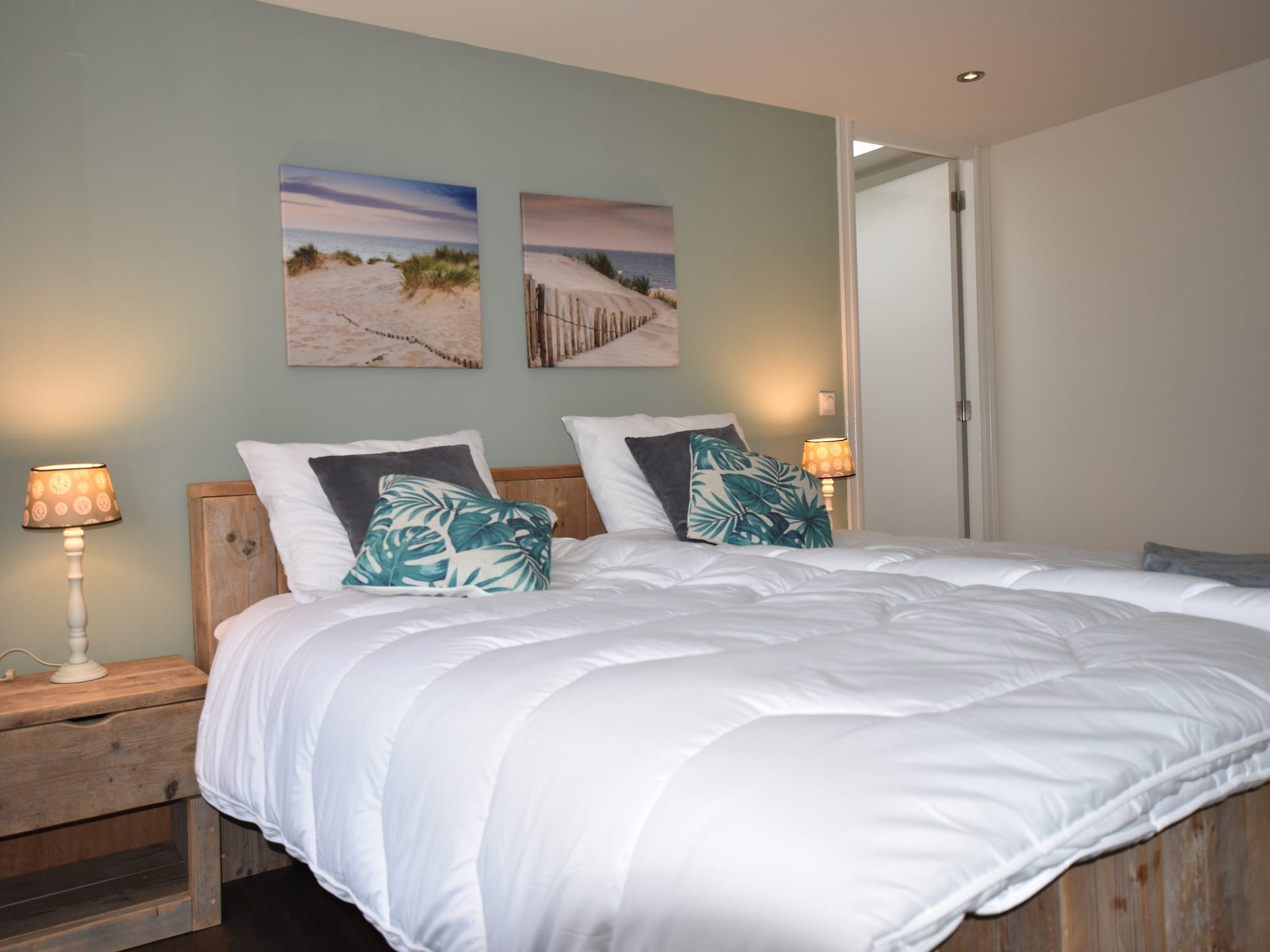 Een slaapkamer van HuizeDuin in Egmond aan Zee