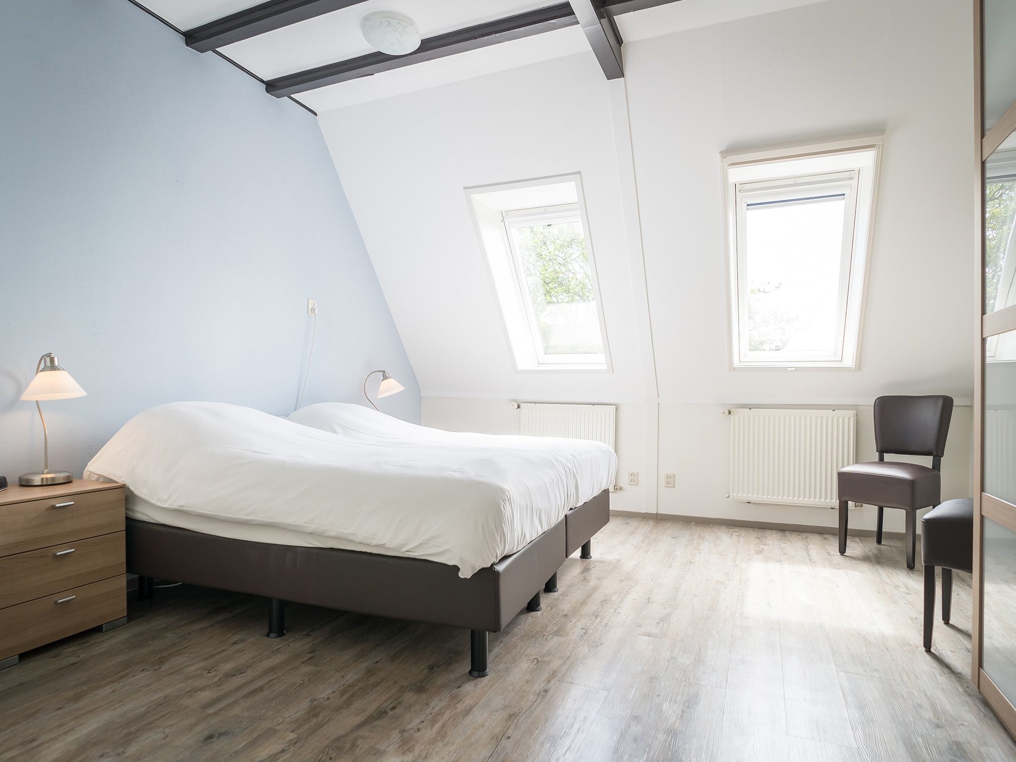 Een slaapkamer van Appartement Hoeve Holland X7 in De Cocksdorp Texel