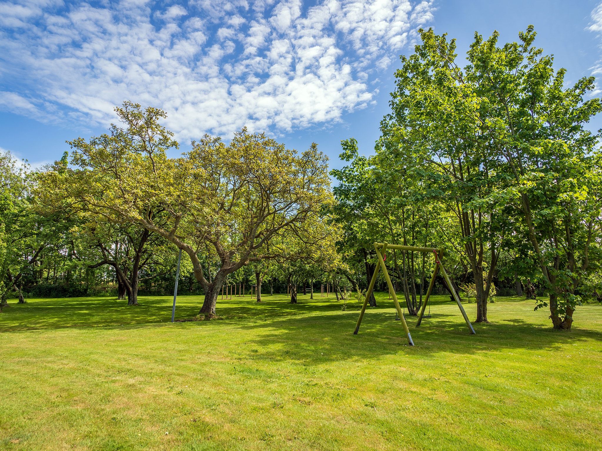 De tuin van Appartement Hoeve Holland X7 in De Cocksdorp Texel