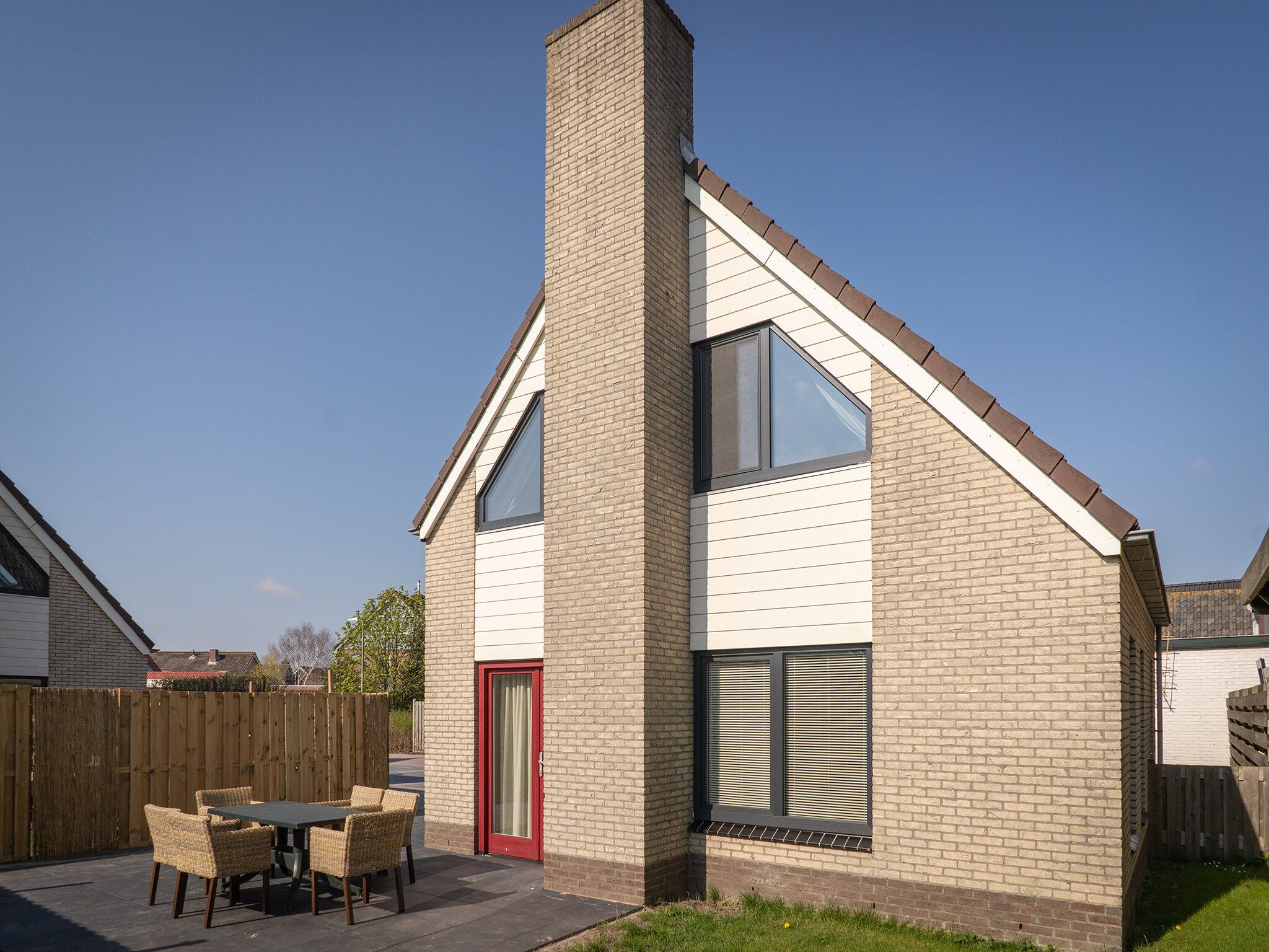 De buitenkant van Hodshonstraat B-12 in De Cocksdorp