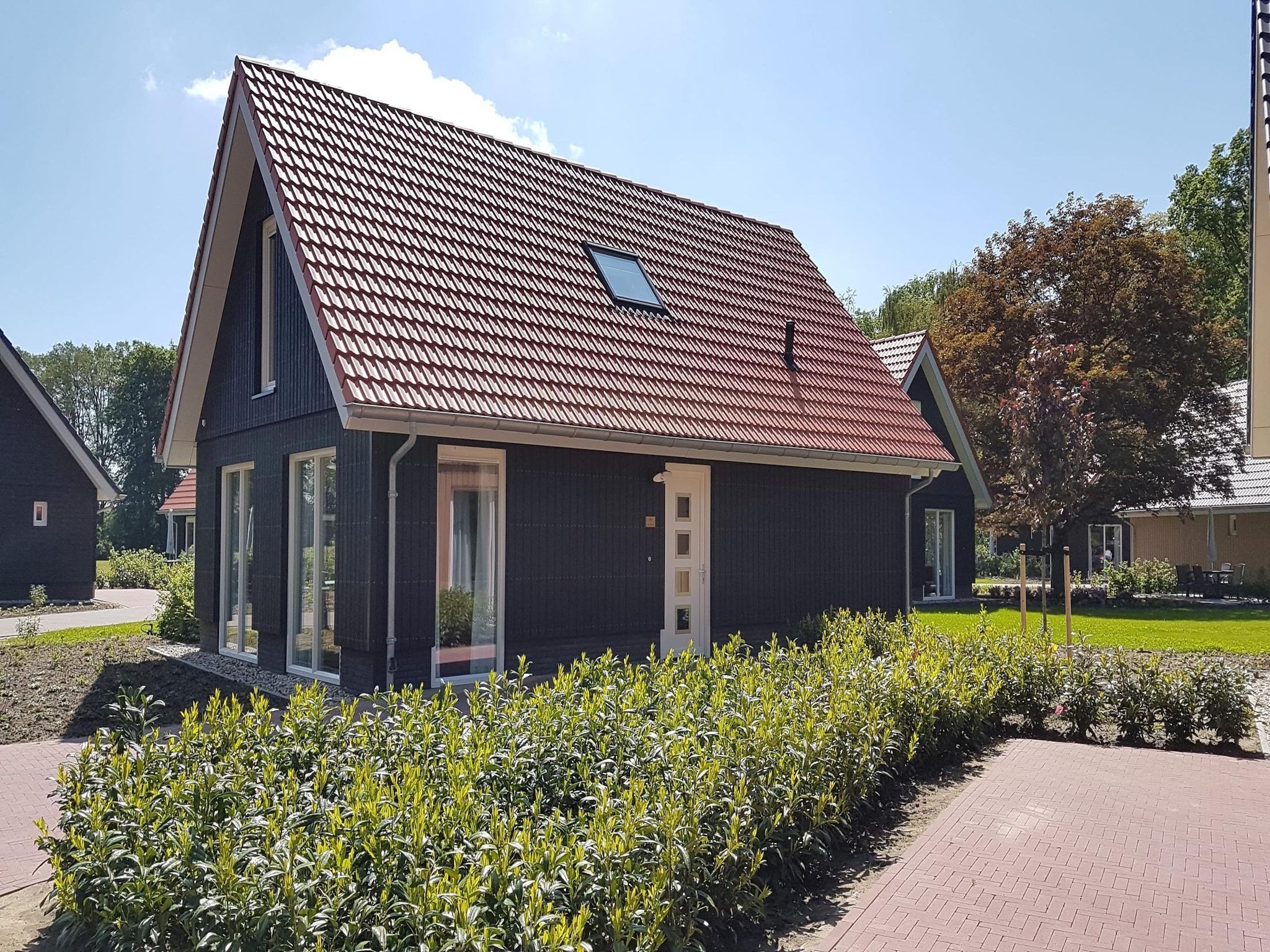 De buitenkant van Villapark Ehzerburg 2 in Almen