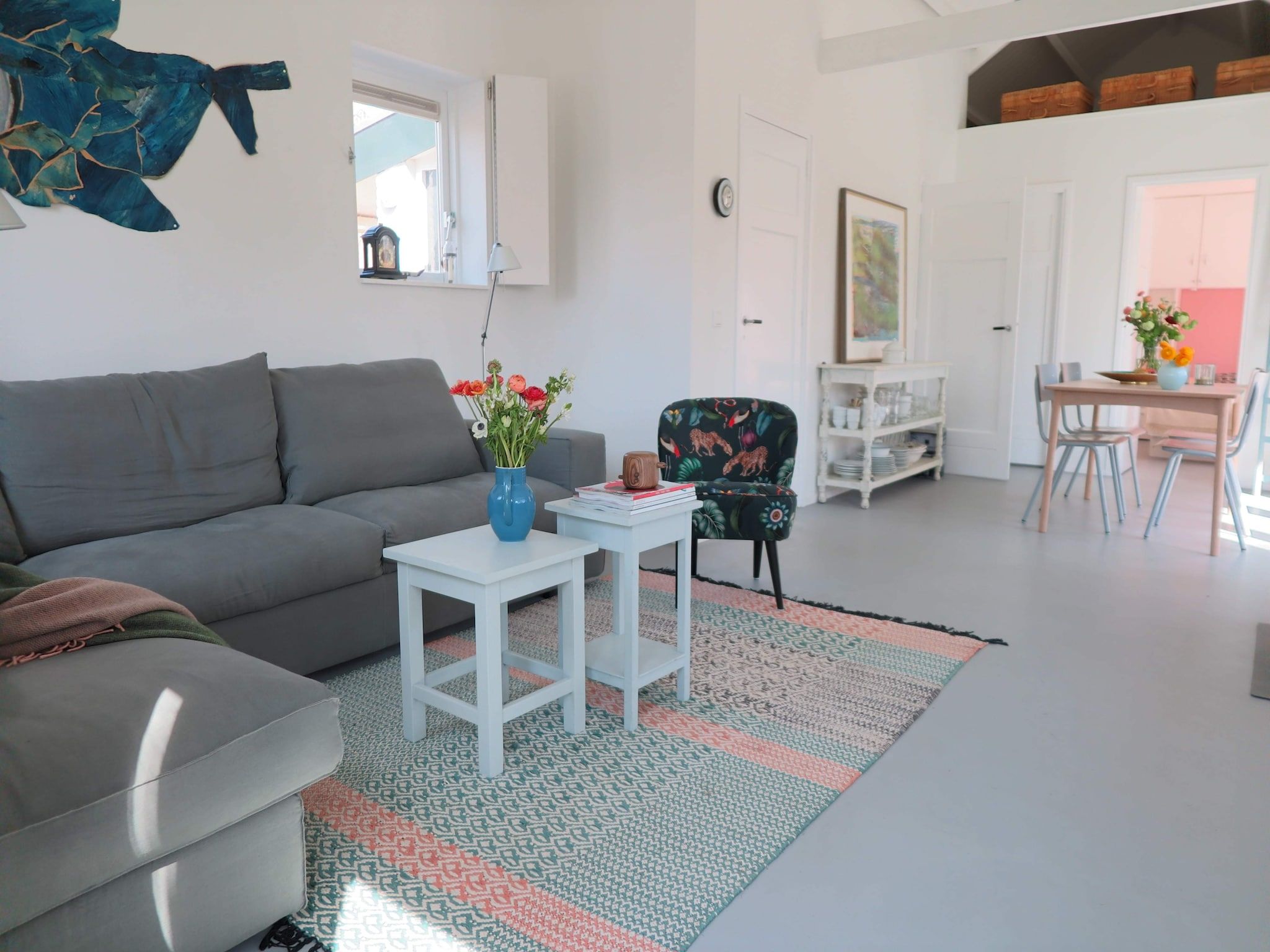 De woonkamer van Vebenabos 14-Bos en Duin in Koudekerke-Dishoek