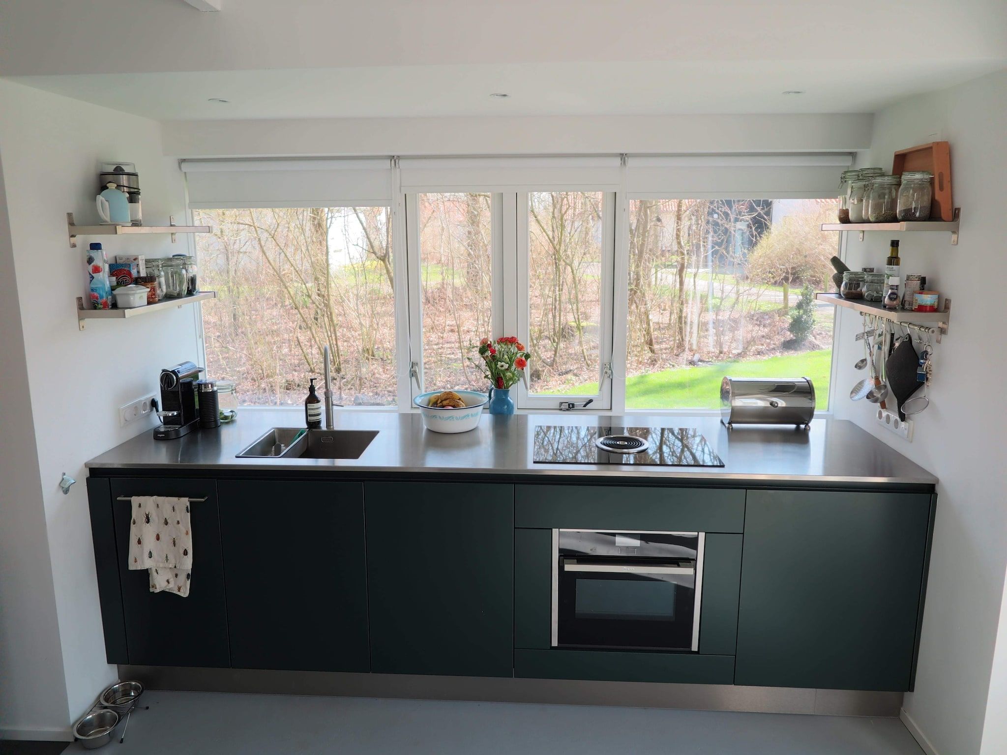 De keuken van Vebenabos 14-Bos en Duin in Koudekerke-Dishoek