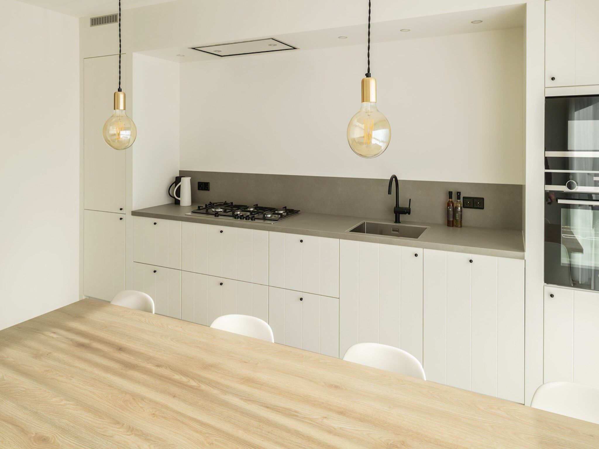 De keuken van Harbour Village 2 in Arnemuiden