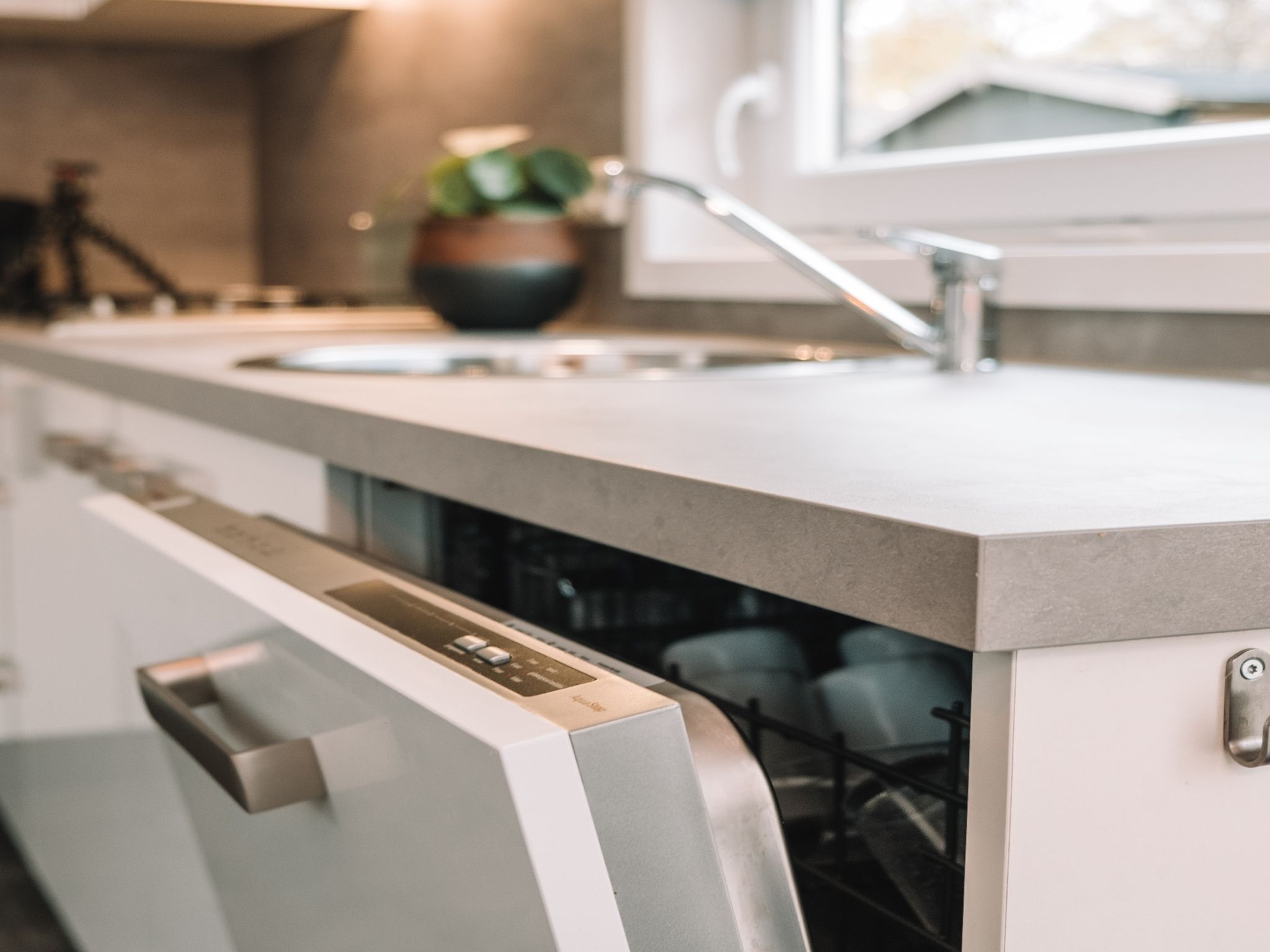 De keuken van Vakantiepark Mölke 19 in Zuna