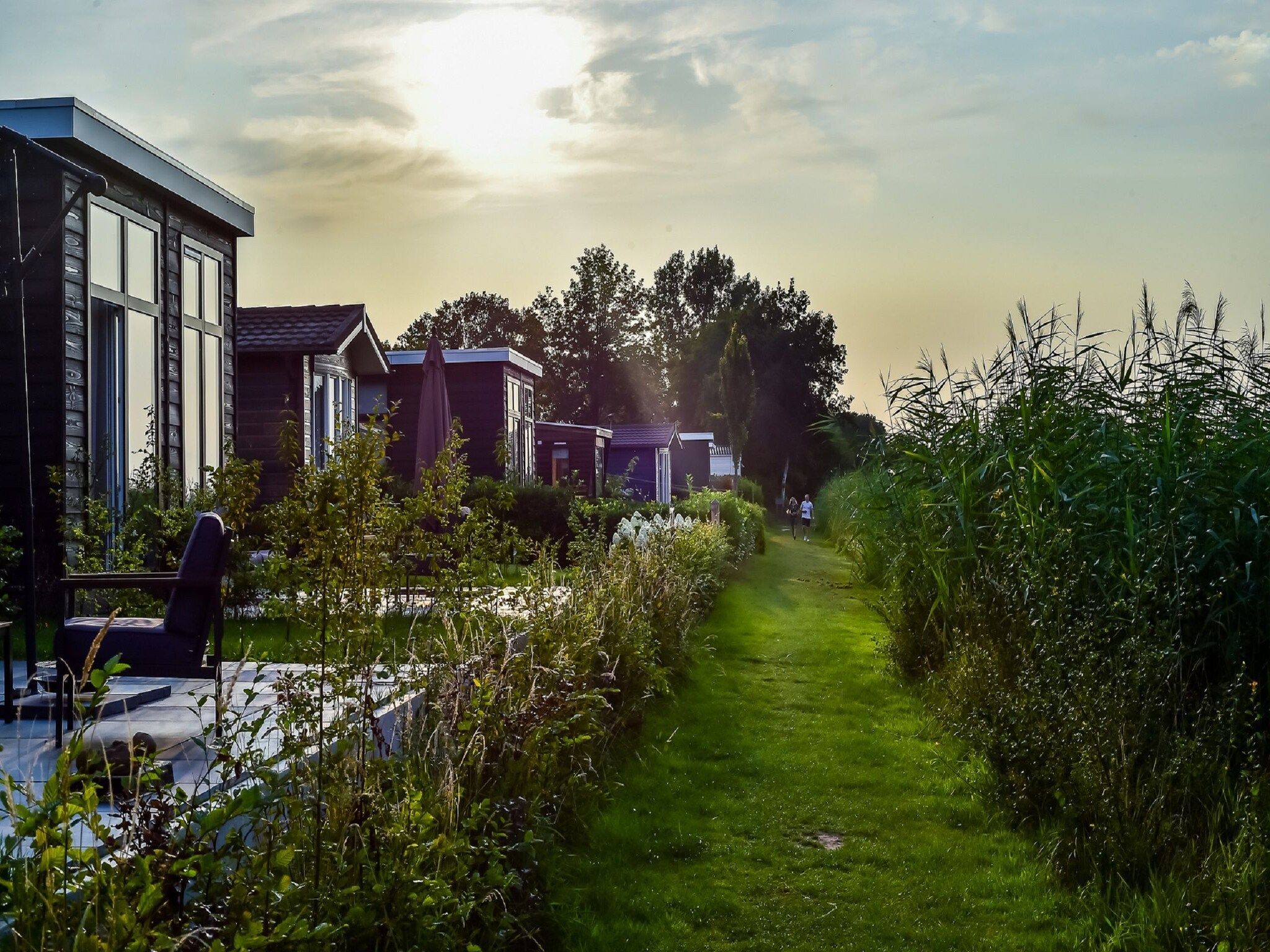 De buitenkant van Vakantiepark Mölke 19 in Zuna