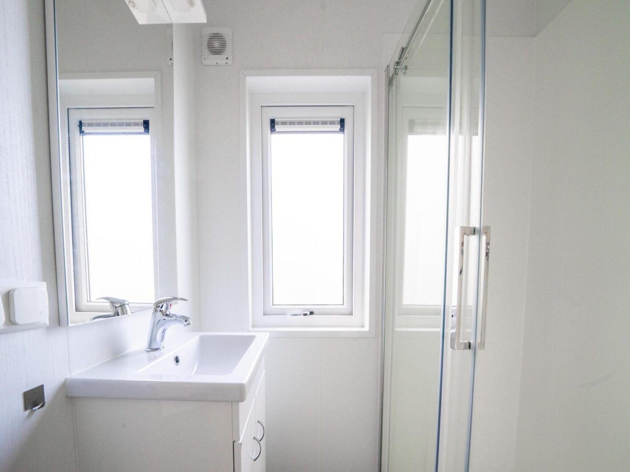 De badkamer van Pavilion 5 in Otterlo