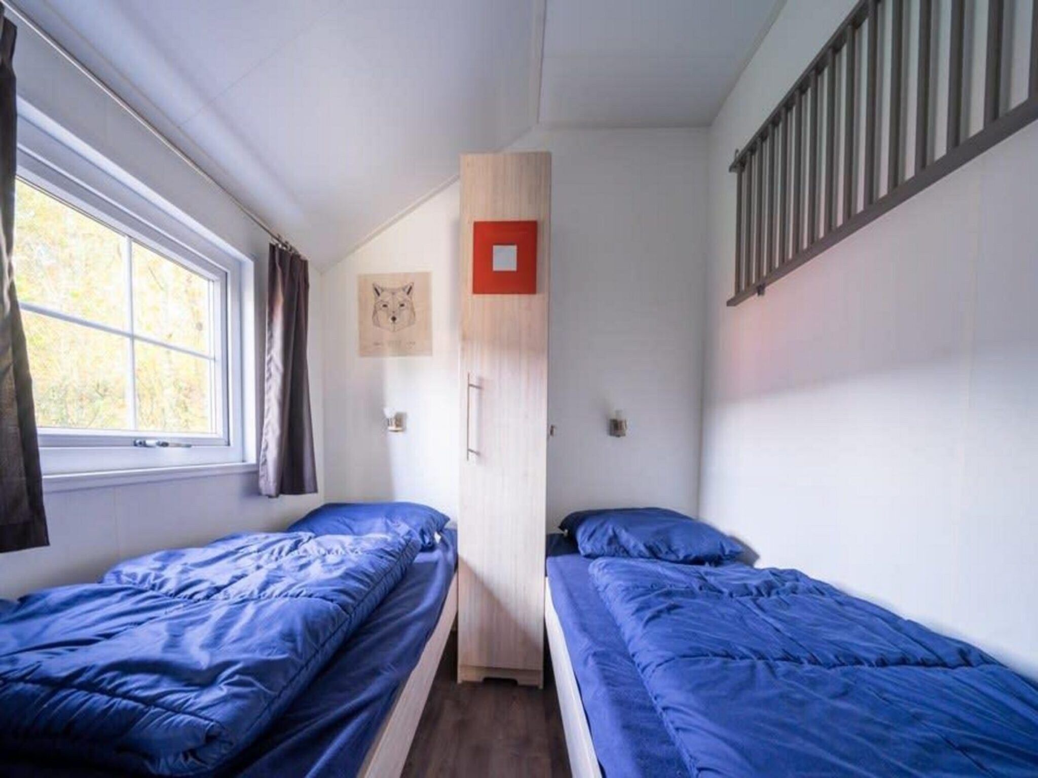 De badkamer van Boslodge 4 in Otterlo