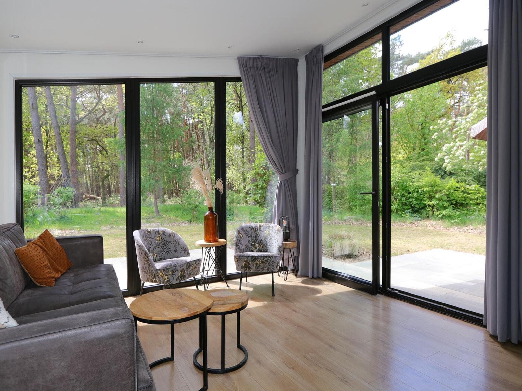 De woonkamer van Pavilion 6 in Otterlo