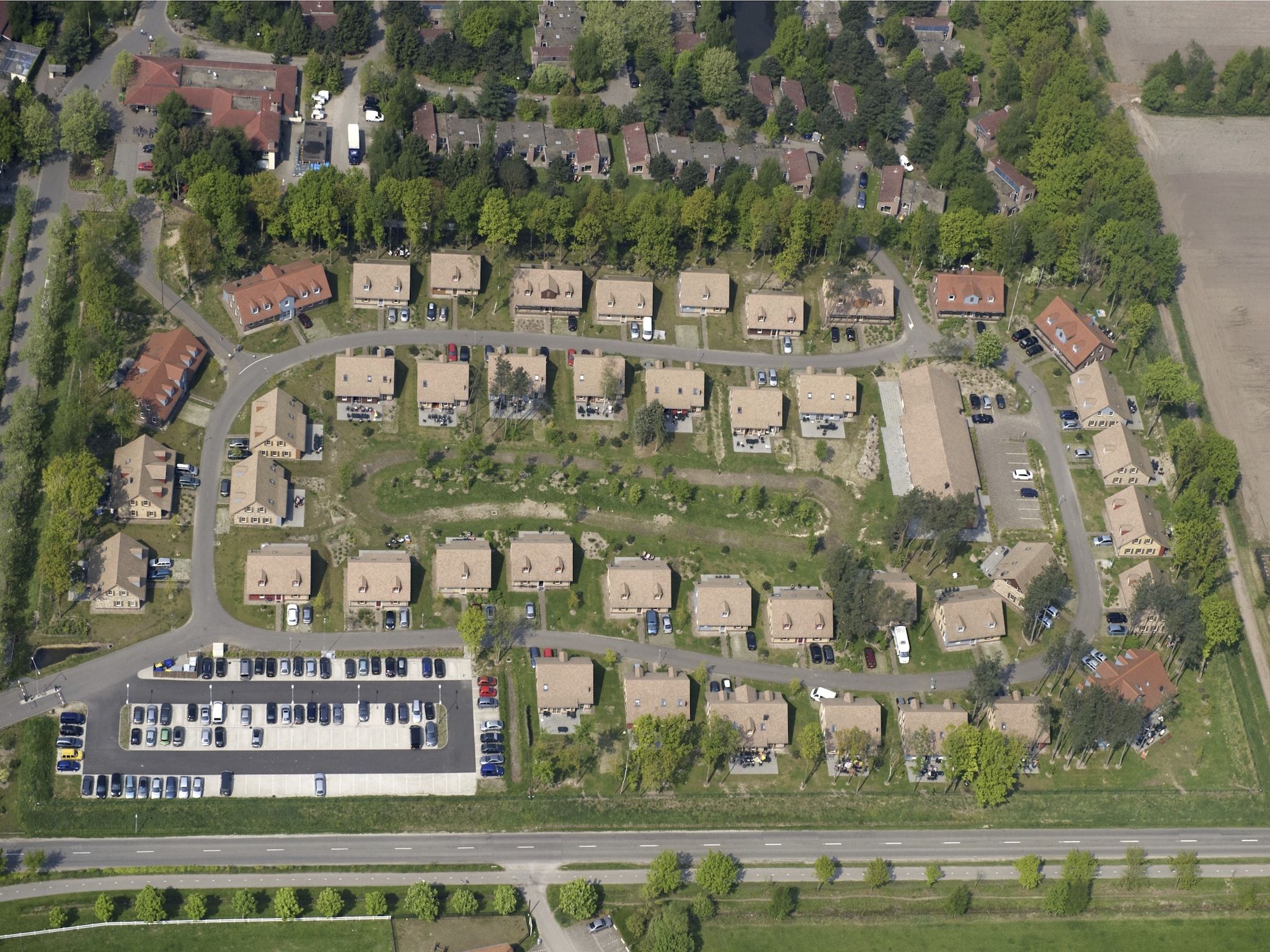 De buitenkant van Vakantiepark Weerterbergen 9 in Weert