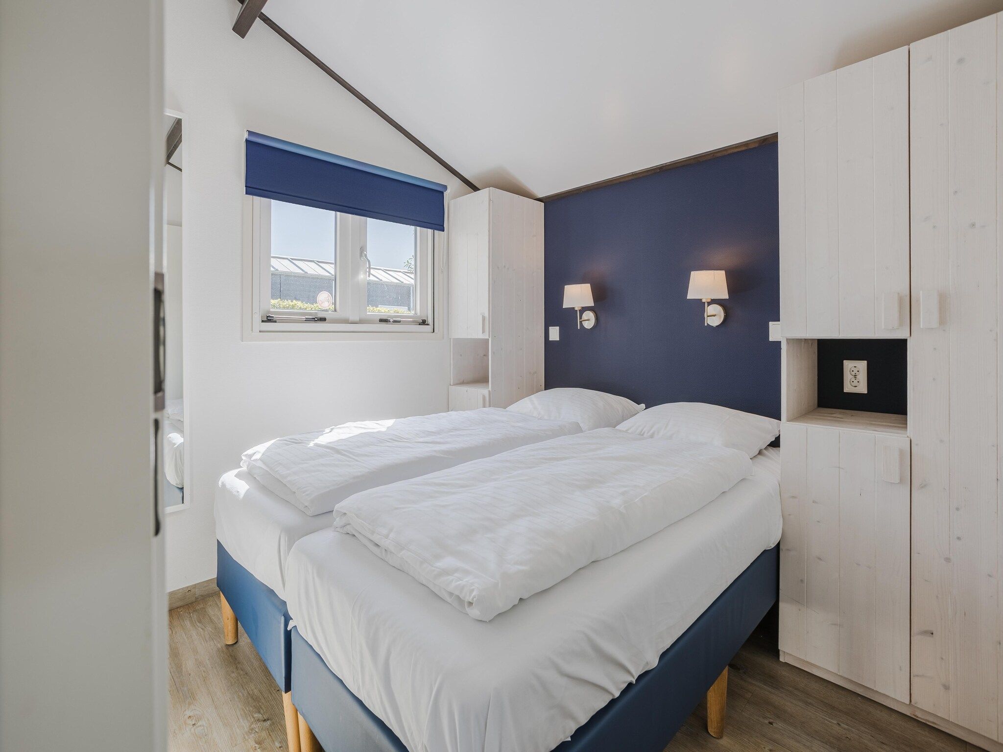 Een slaapkamer van Waterpark Terkaple 1 in Terkaple