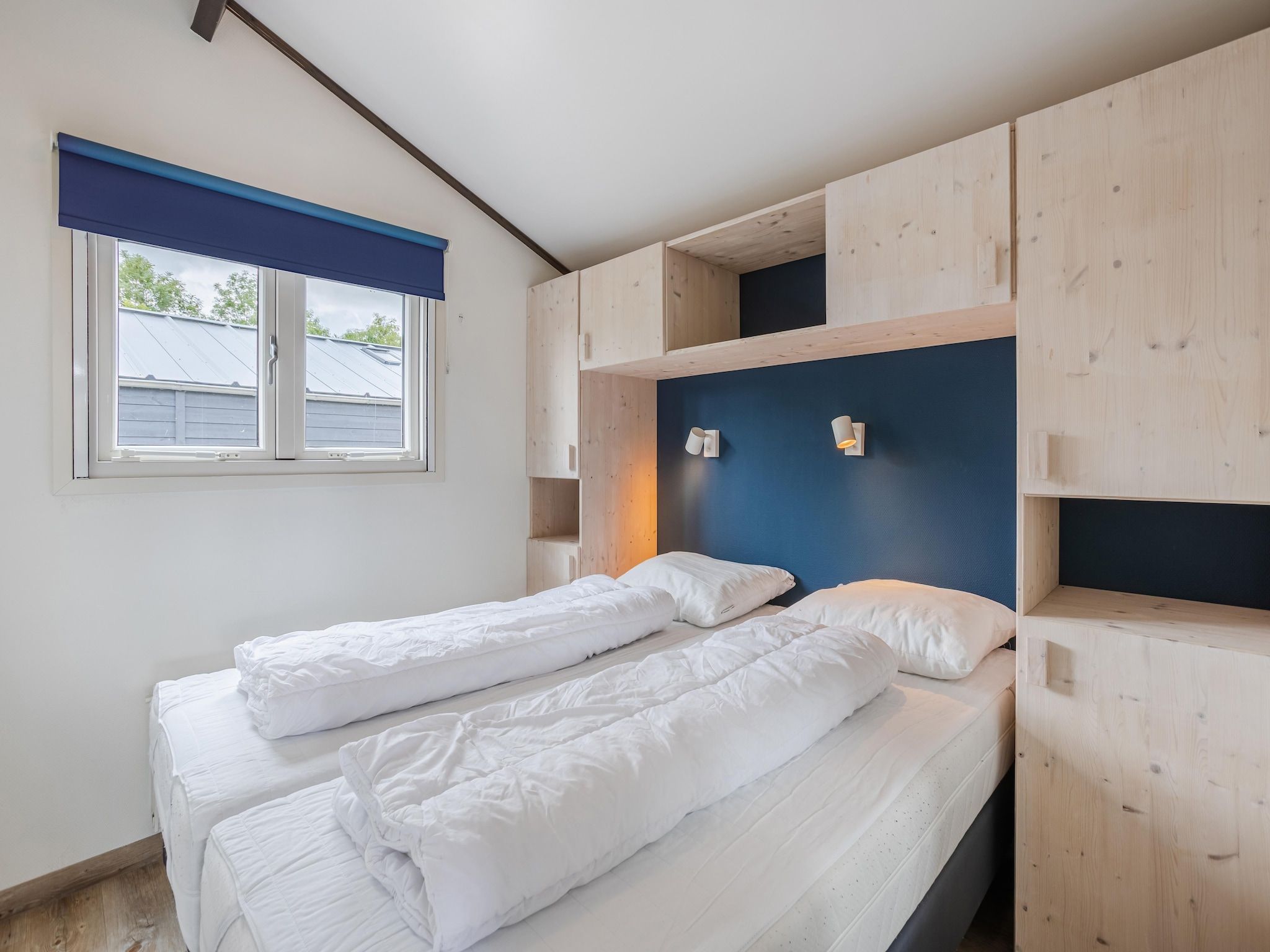 Een slaapkamer van Waterpark Terkaple 2 in Terkaple
