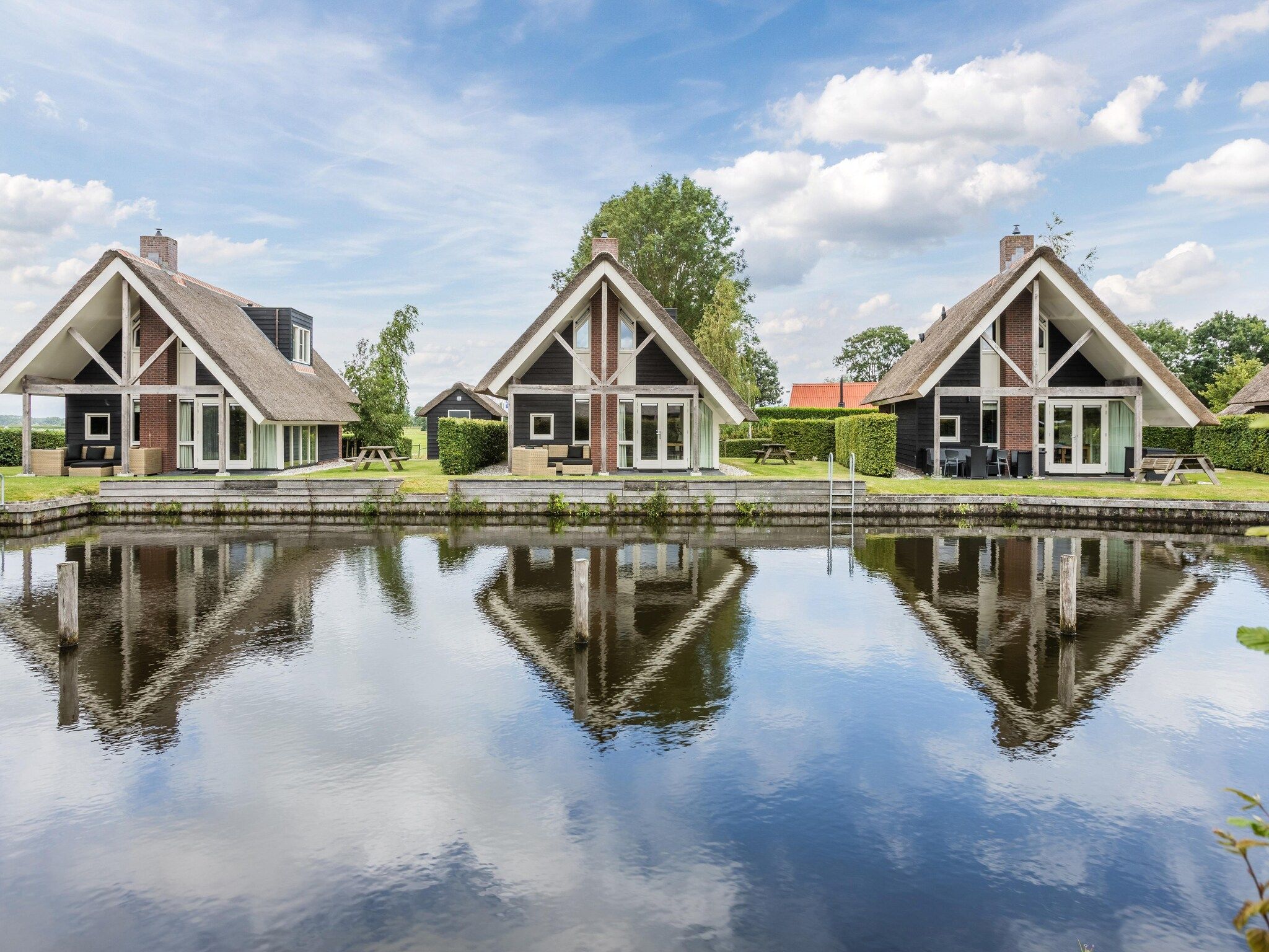 De buitenkant van Waterpark Terkaple 3 in Terkaple