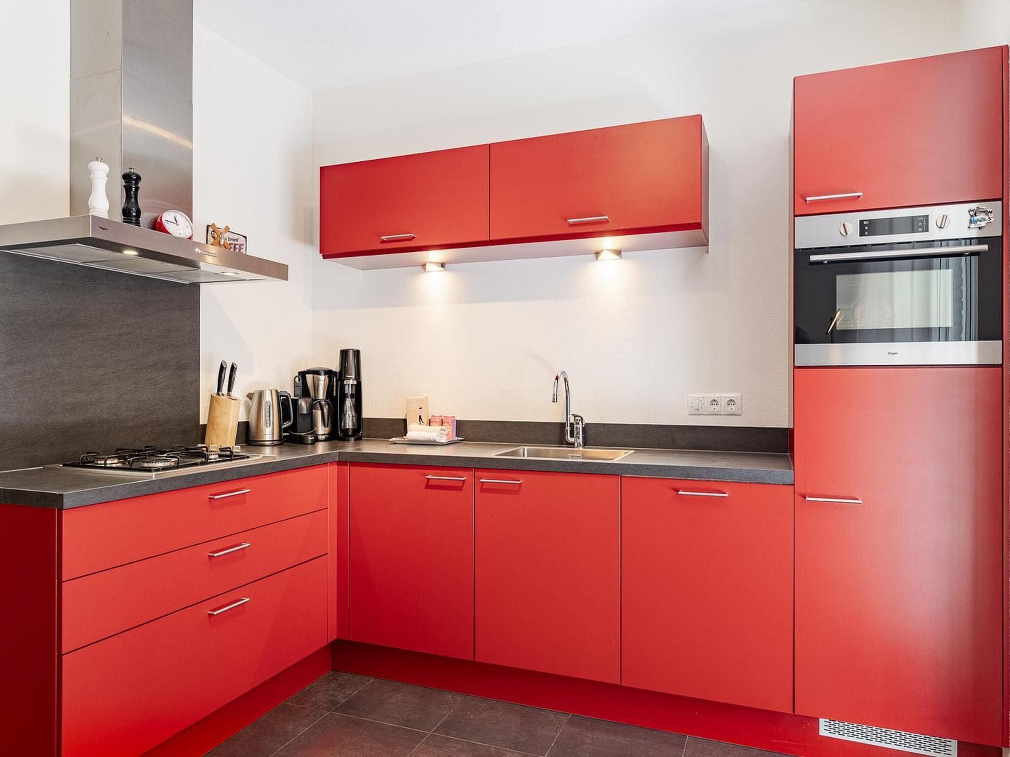 De keuken van Appartement Duinhof Dishoek 13H - 6 pers de luxe in Koudekerke