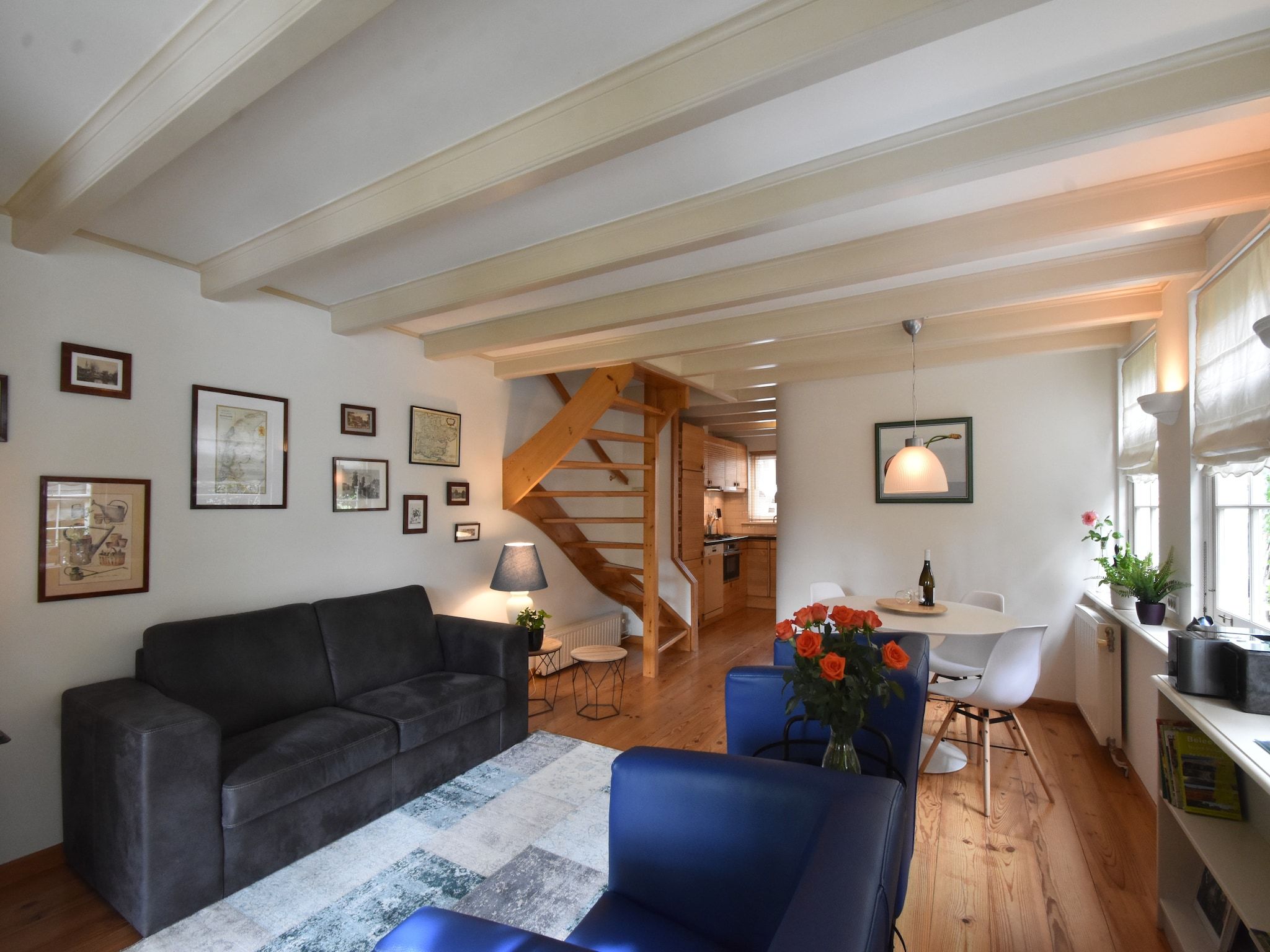 De woonkamer van Aan het Boerenverdriet in Edam