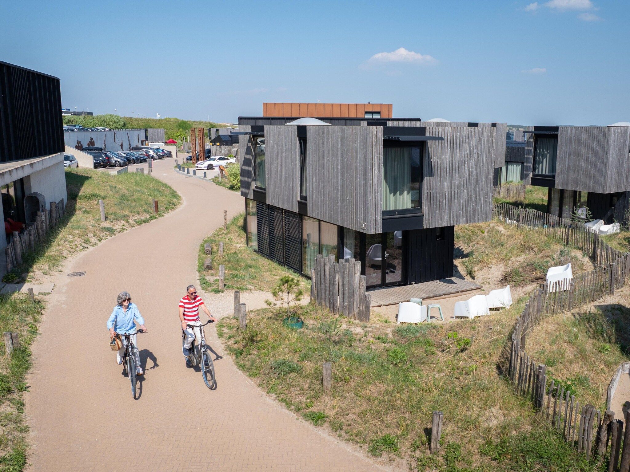 Parkfaciliteiten bij Sea Lodges Zandvoort 5 in Zandvoort