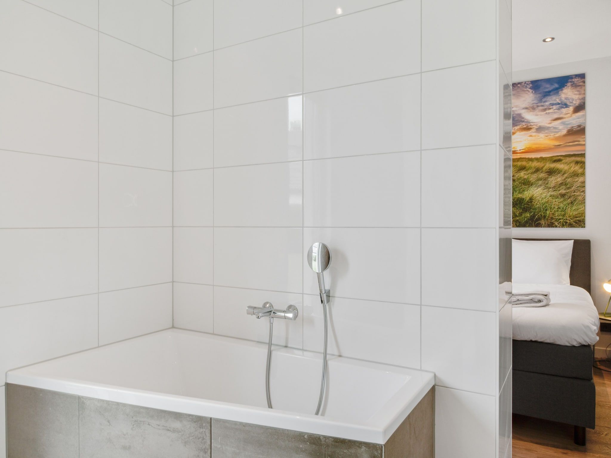De badkamer van De Koog nr 2 - 6 pers woning de luxe in De Koog Texel North Holland