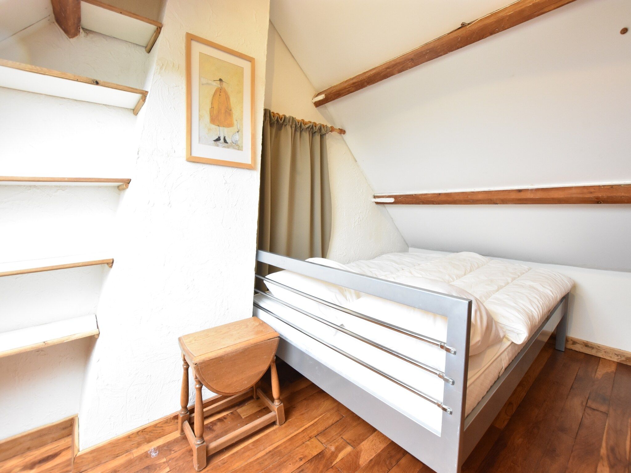 Een slaapkamer van 't Verzetje in Nieuwvliet