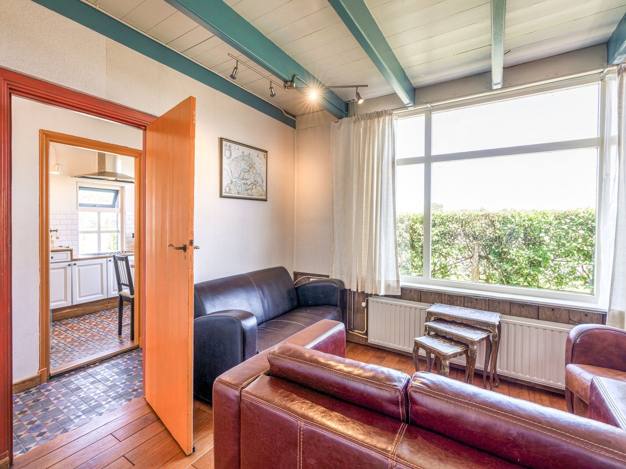 De woonkamer van 't Verzetje in Nieuwvliet