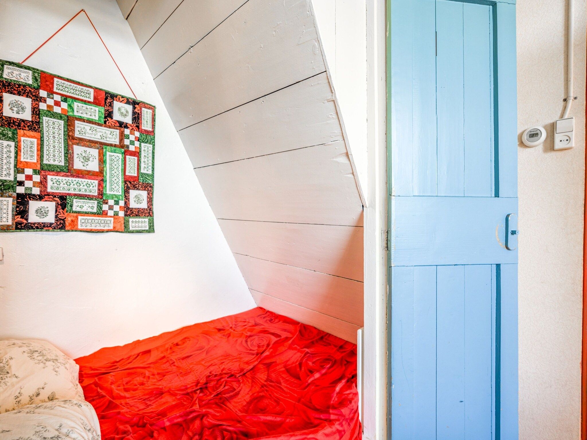 Een slaapkamer van 't Verzetje in Nieuwvliet