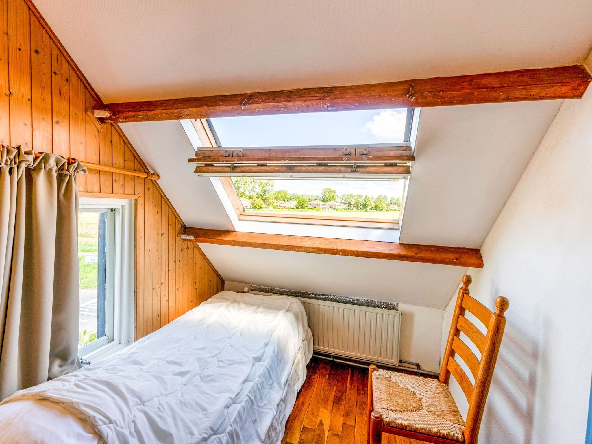 Een slaapkamer van 't Verzetje in Nieuwvliet