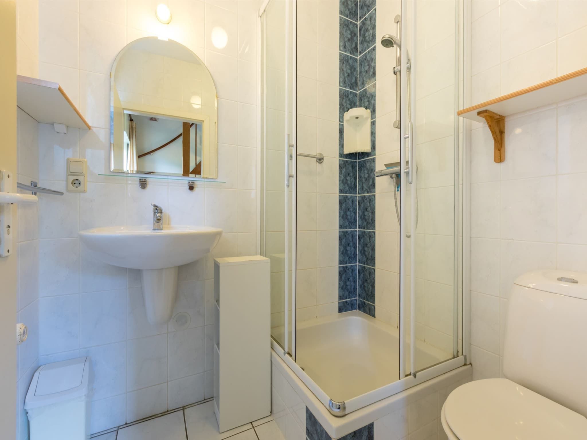 De badkamer van Vroondijk 2- Zeepeertje in Vrouwenpolder