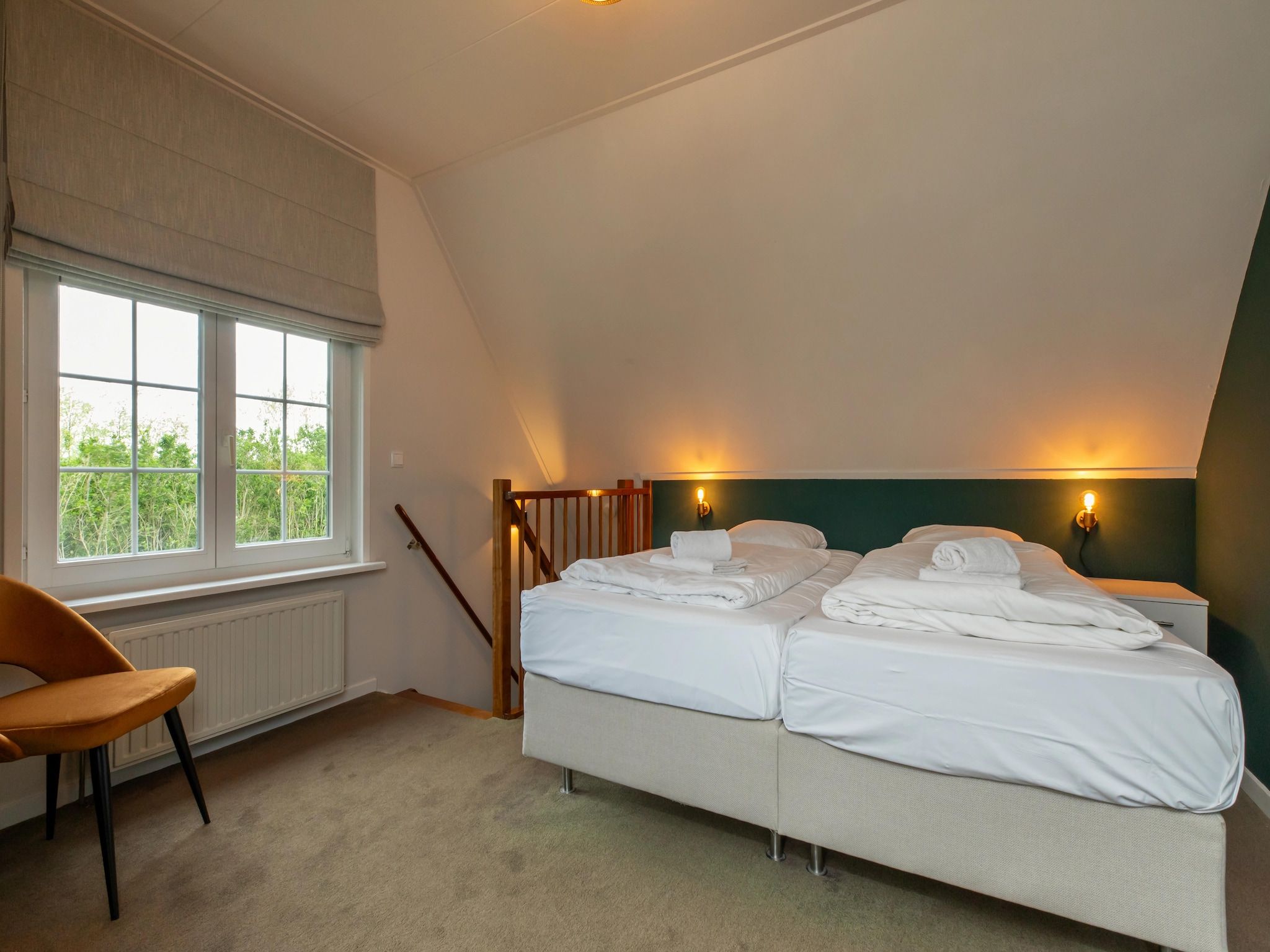 Een slaapkamer van Vroondijk 2- Zeepeertje in Vrouwenpolder