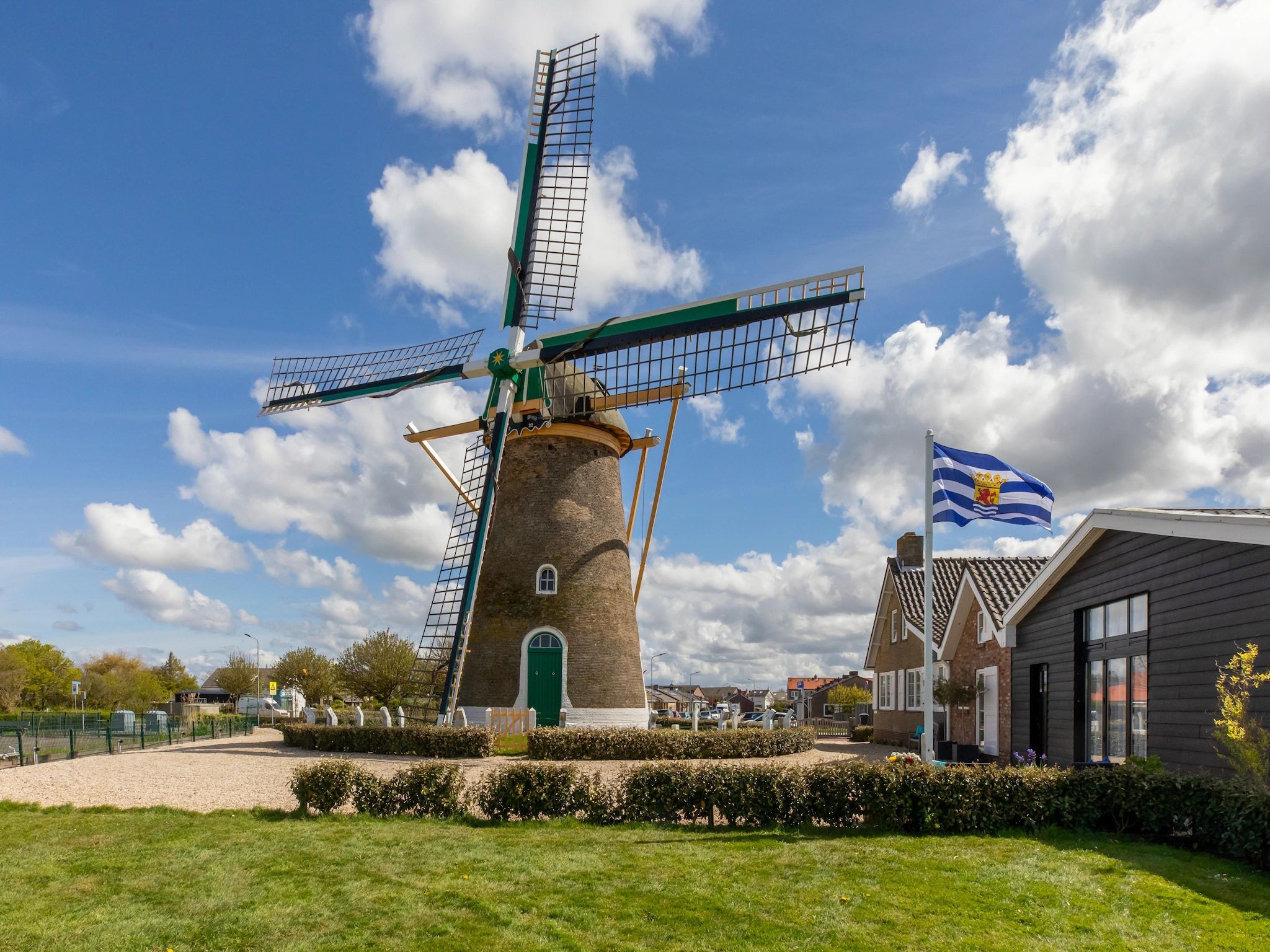 De tuin van Molenweg 27a in Zoutelande
