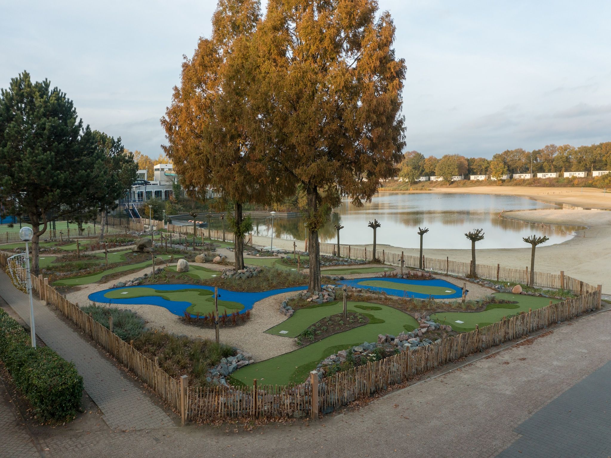 Parkfaciliteiten bij Vakantiepark Hunzedal 13 in Borger
