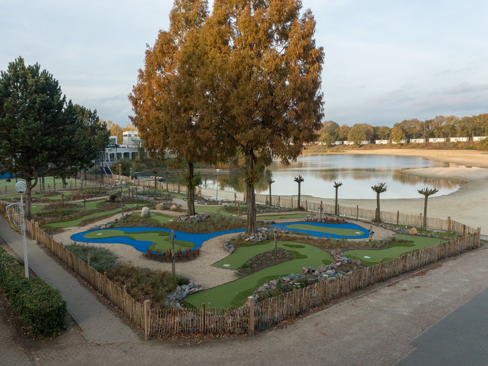 Parkfaciliteiten bij Vakantiepark Hunzedal 14 in Borger