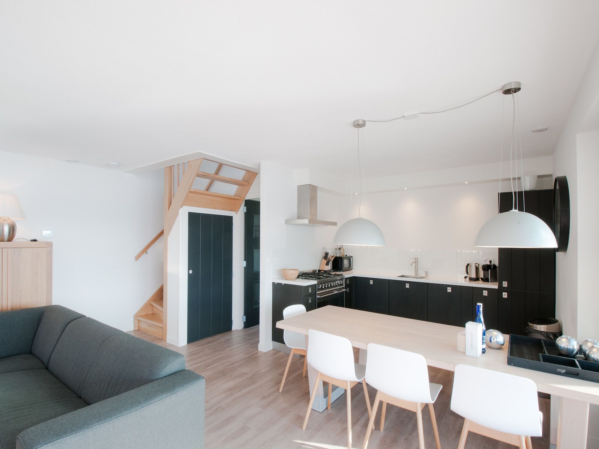 De keuken van Resort Waterrijk Oesterdam 8 in Tholen